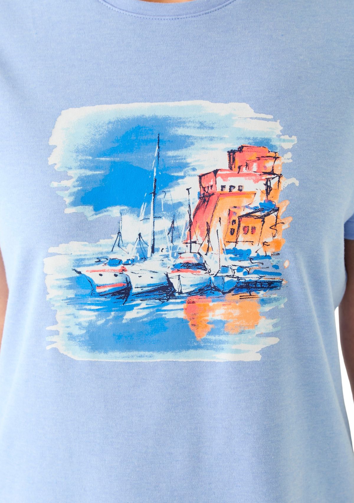 Petite Heather Graphic T-Shirt 