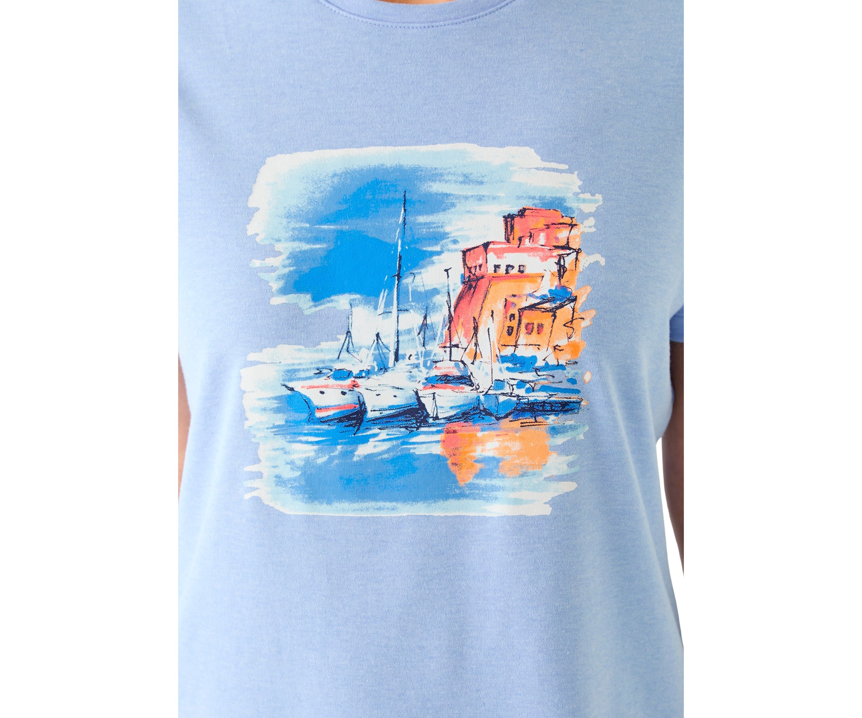 Petite Heather Graphic T-Shirt 