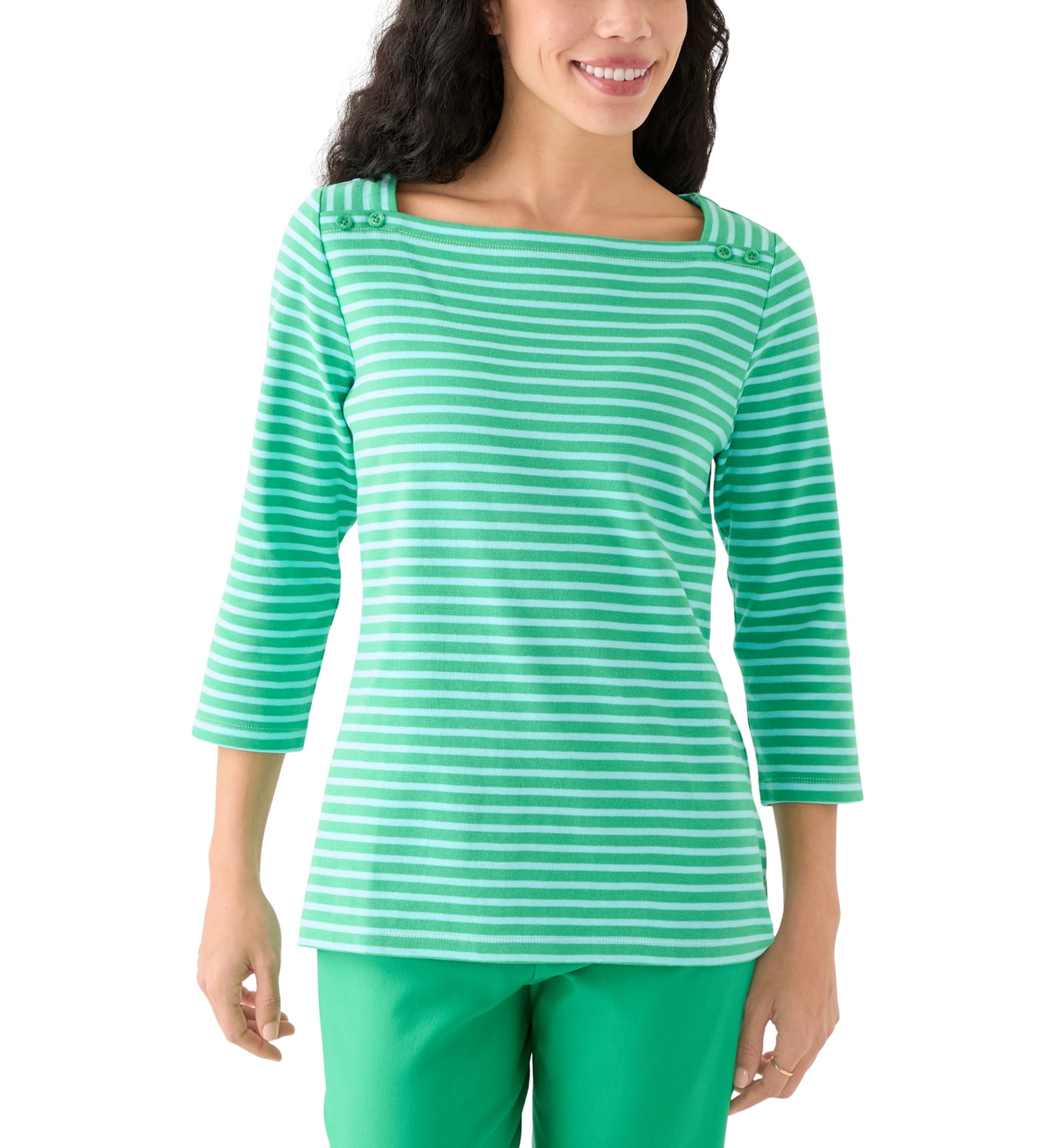 Petite Square Neck Top