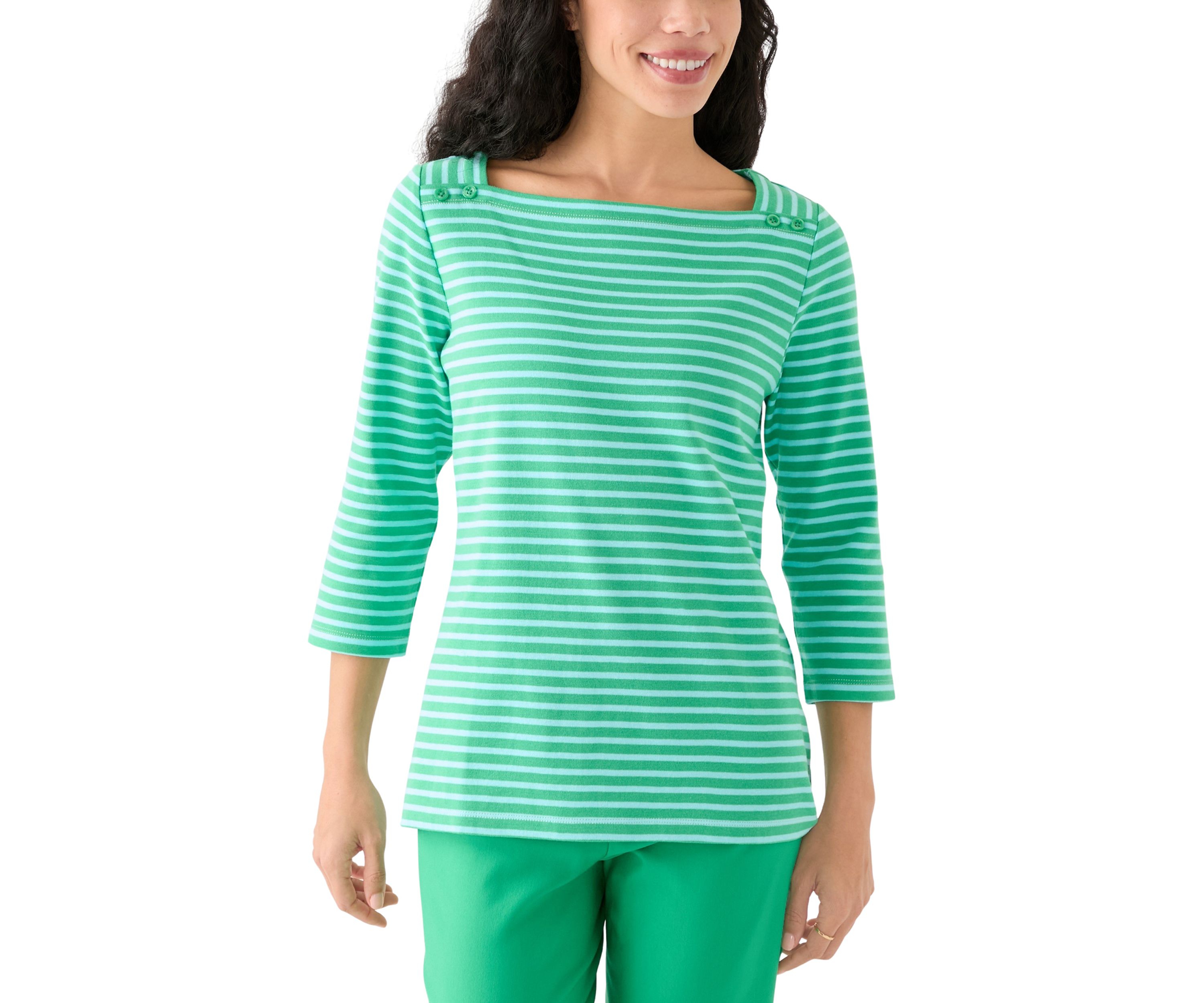 Petite Square Neck Top