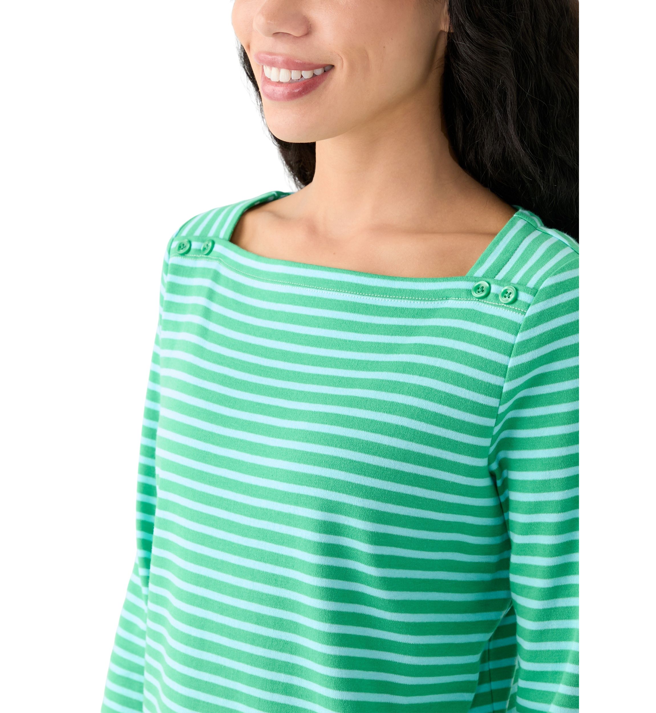 Petite Square Neck Top