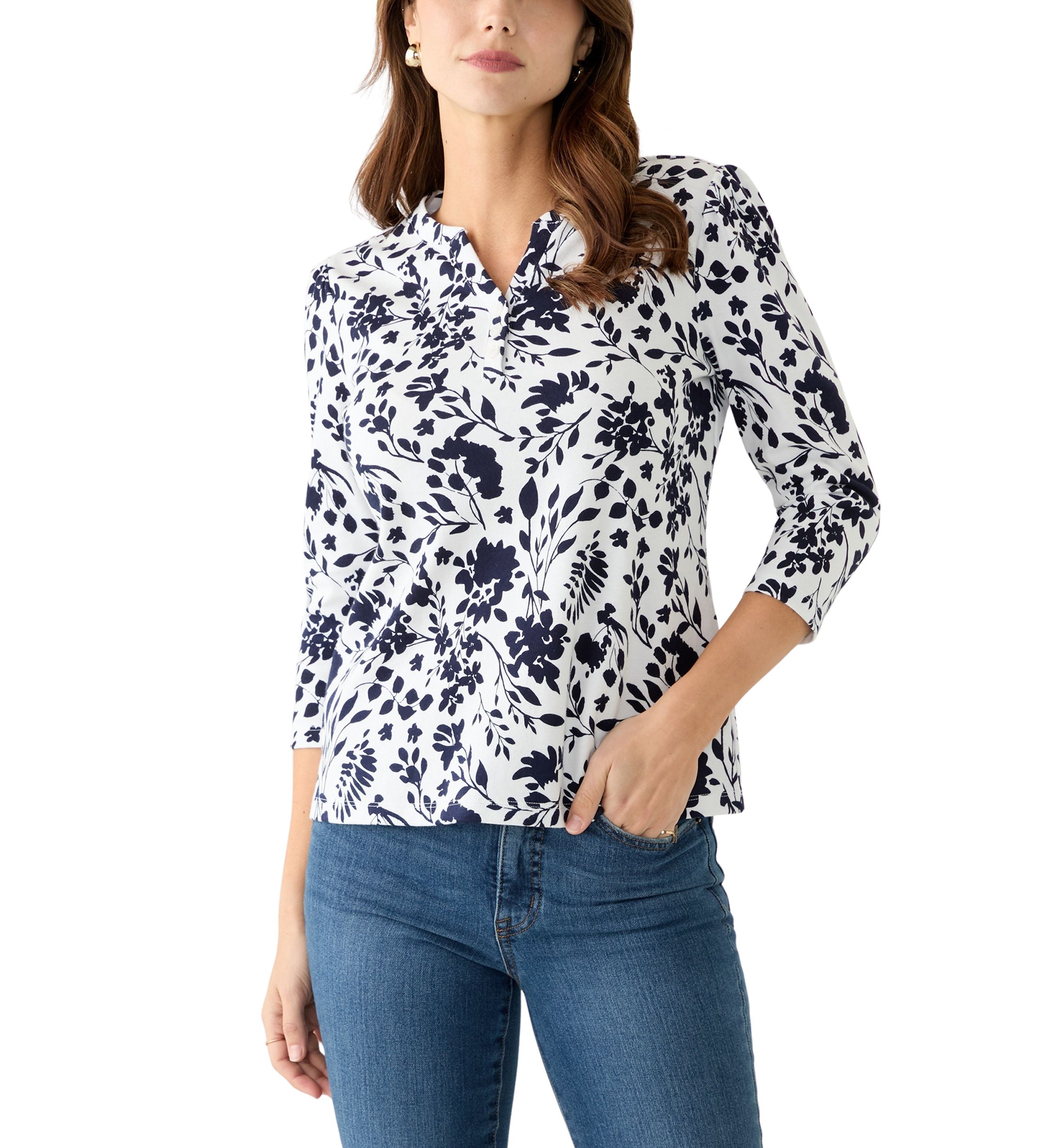 Petite Printed Top