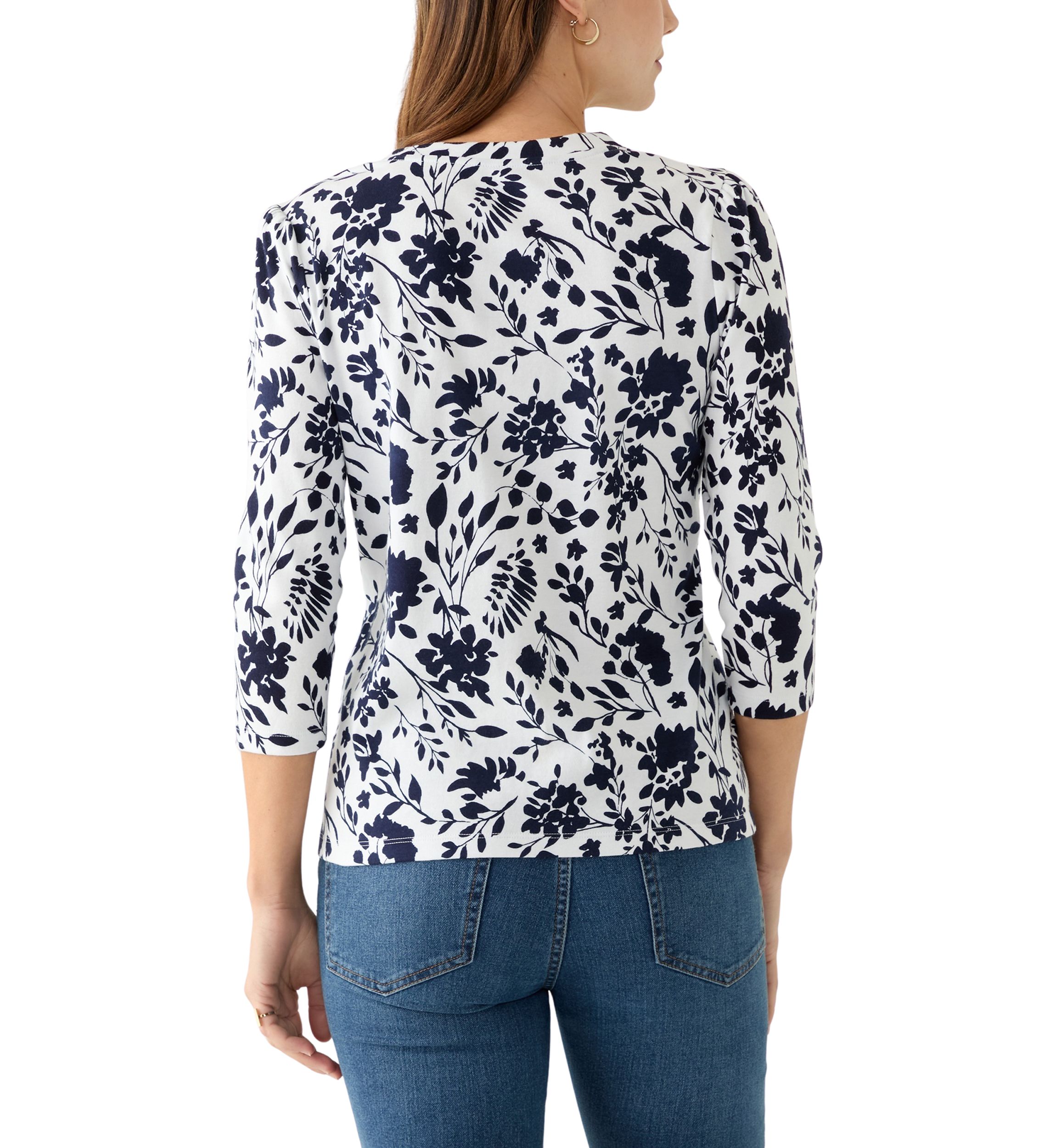 Petite Printed Top