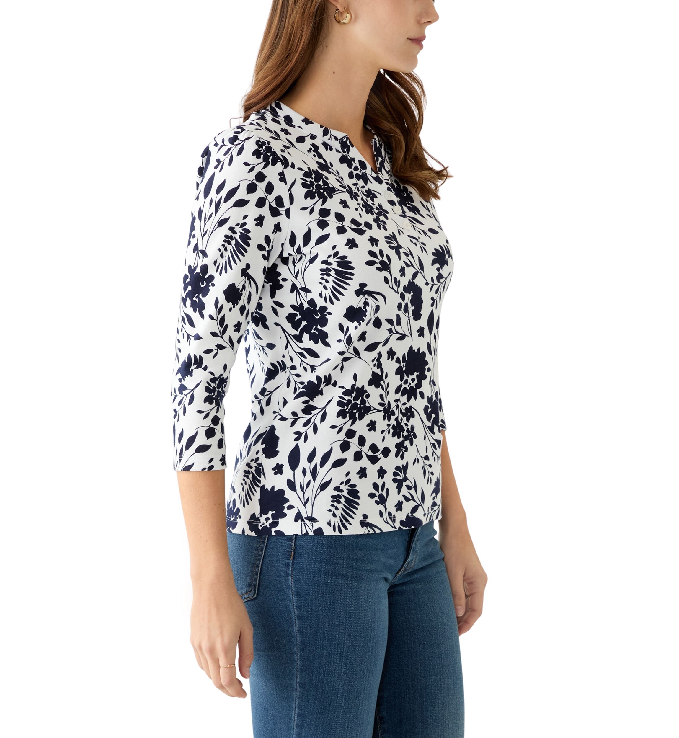Petite Printed Top