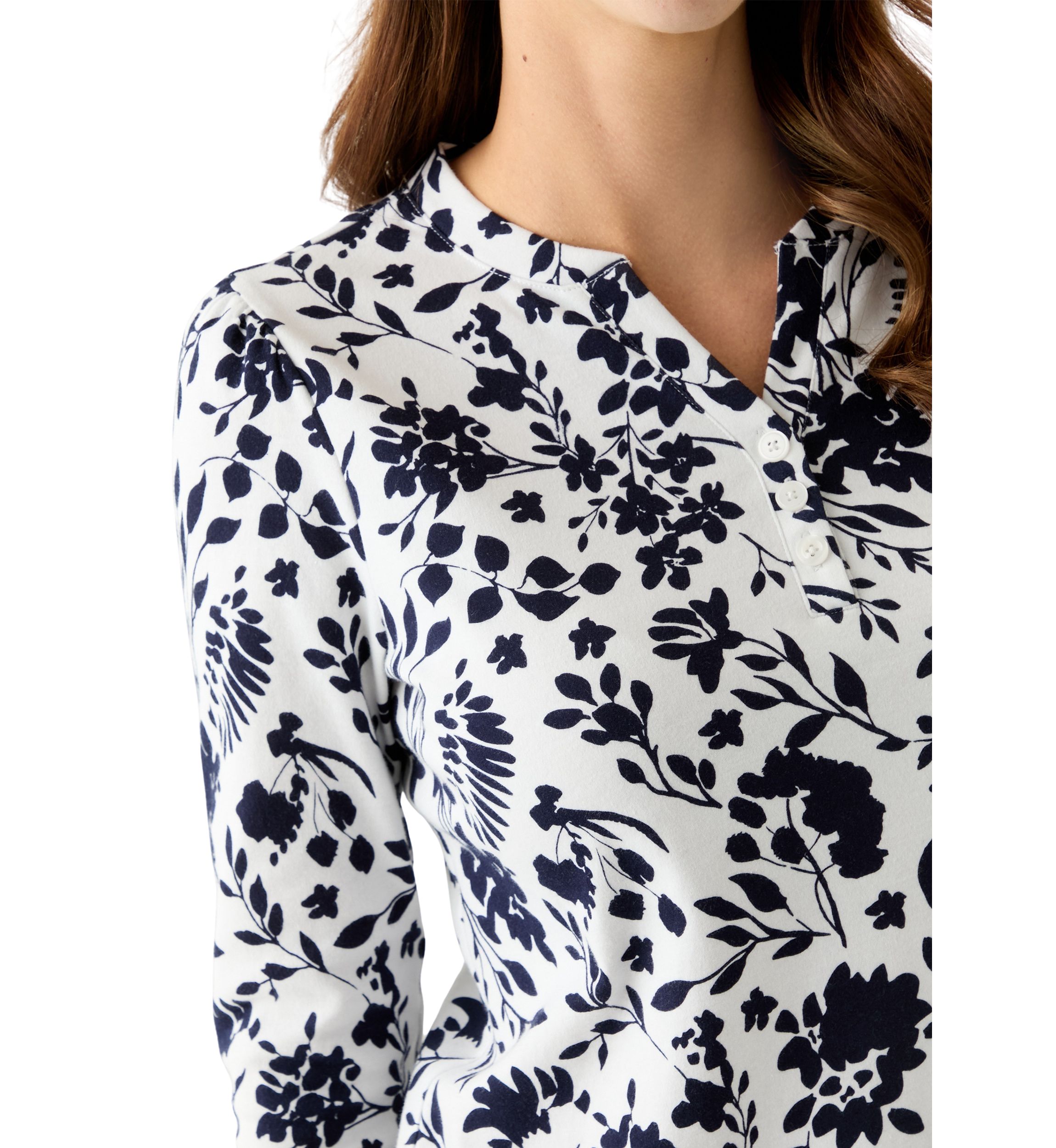 Petite Printed Top