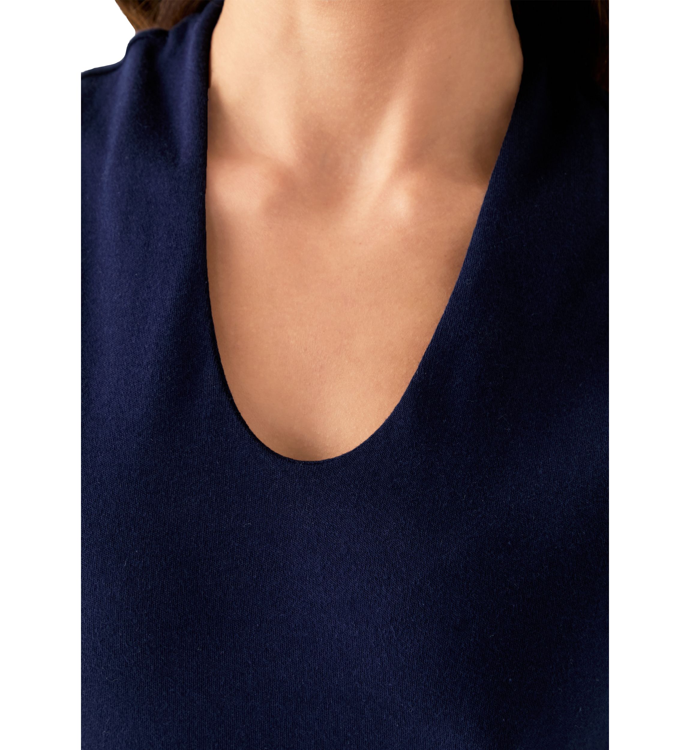 Petite Sleeveless V-Neck Shell Tank