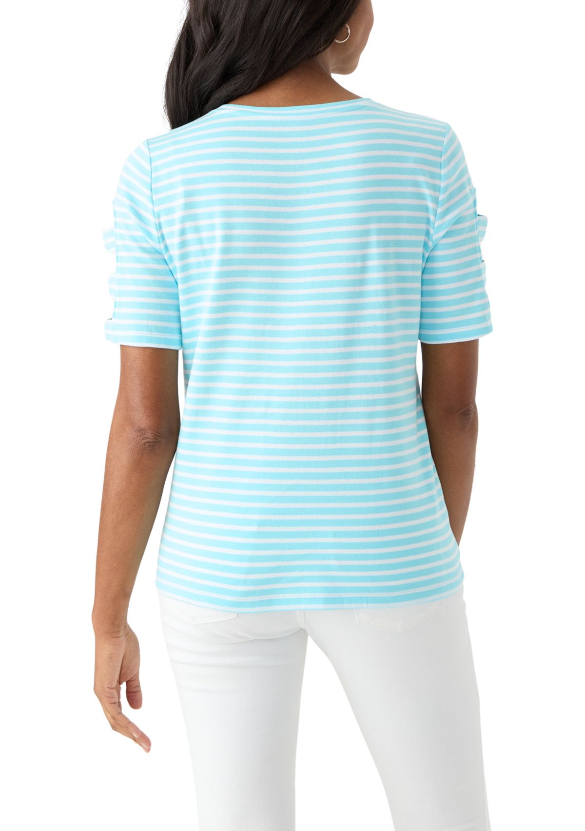 Petite Ladder Sleeve T-Shirt