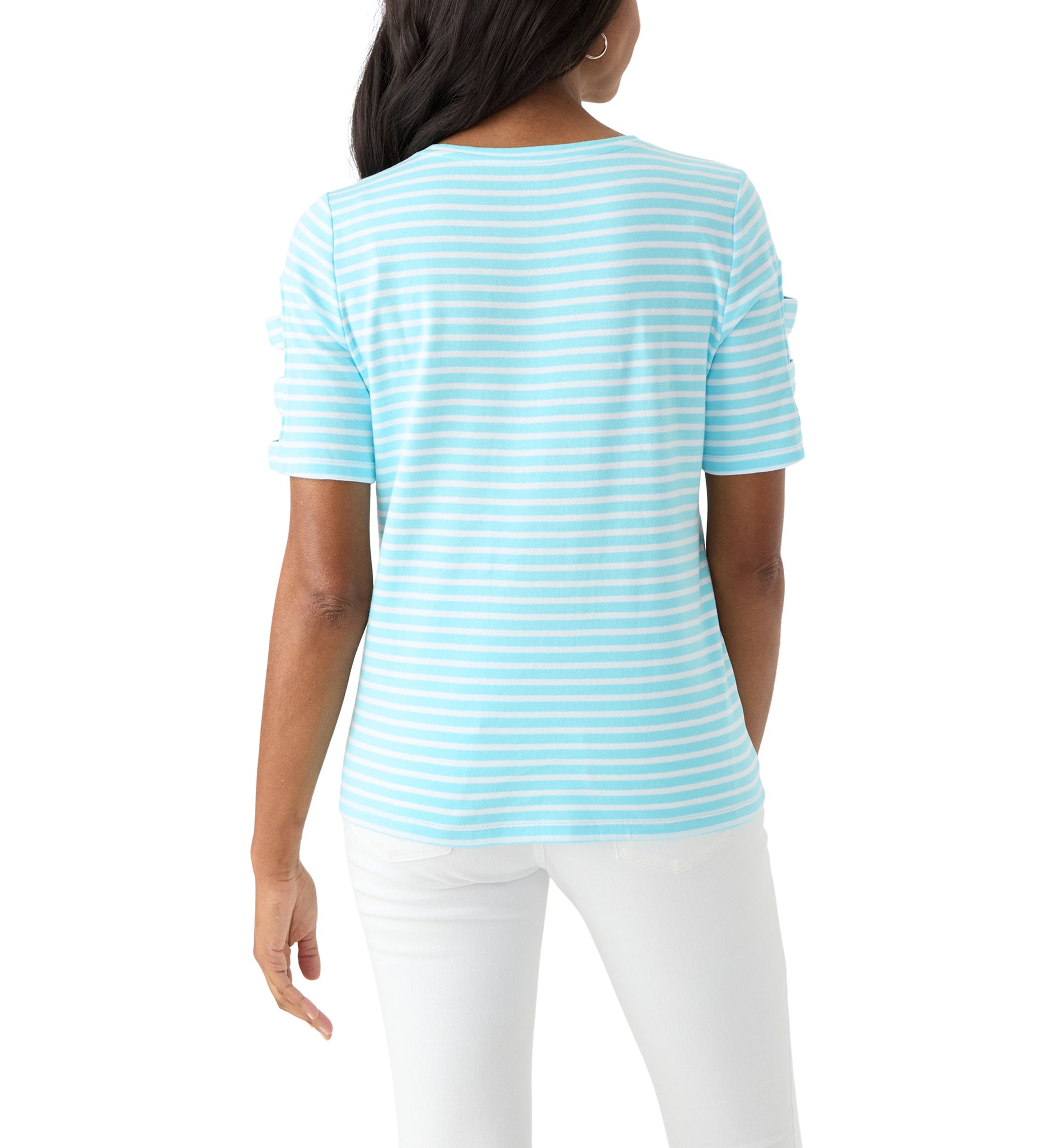 Petite Ladder Sleeve T-Shirt