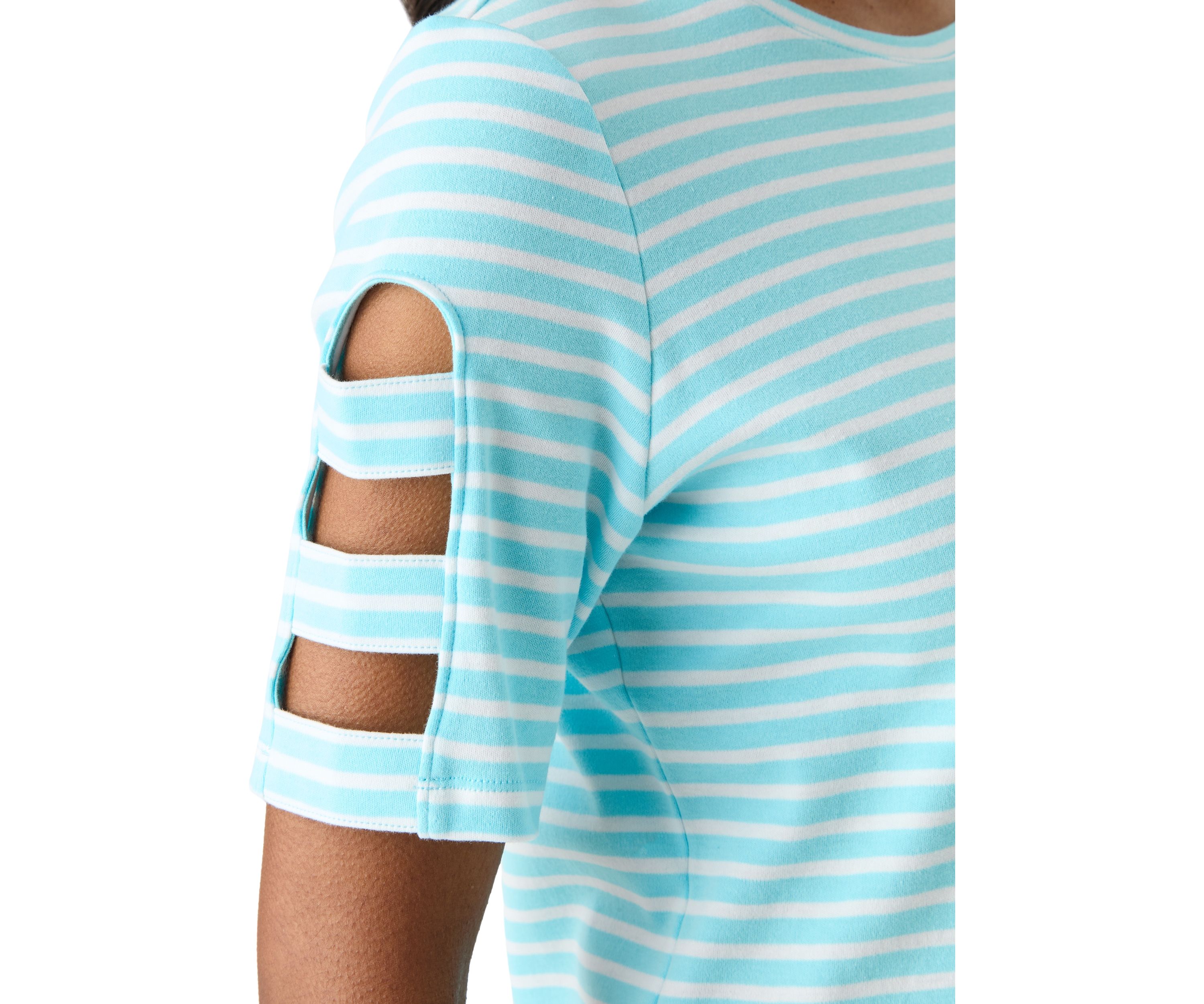 Petite Ladder Sleeve T-Shirt