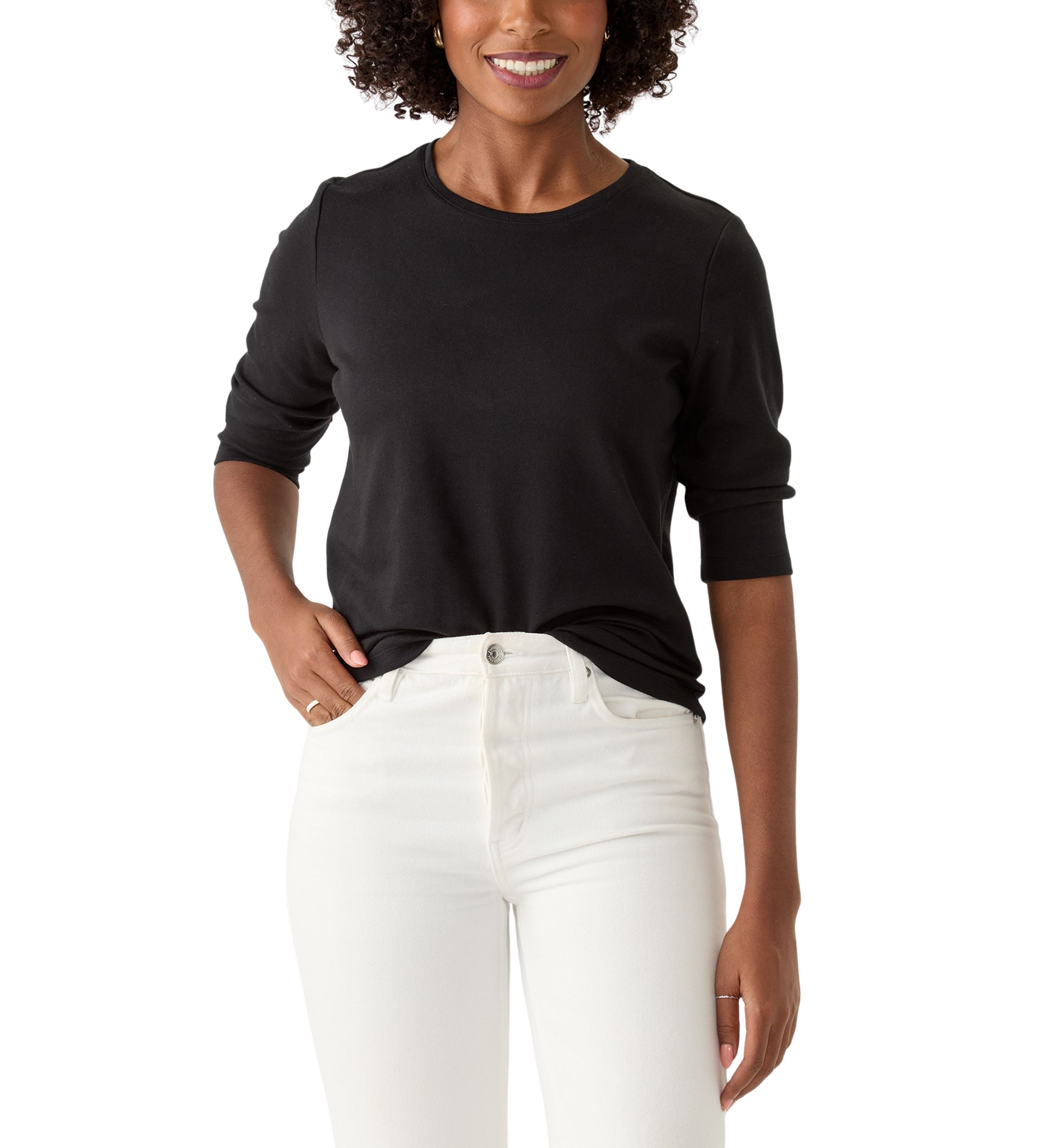 Petite 3/4 Sleeve T-Shirt 