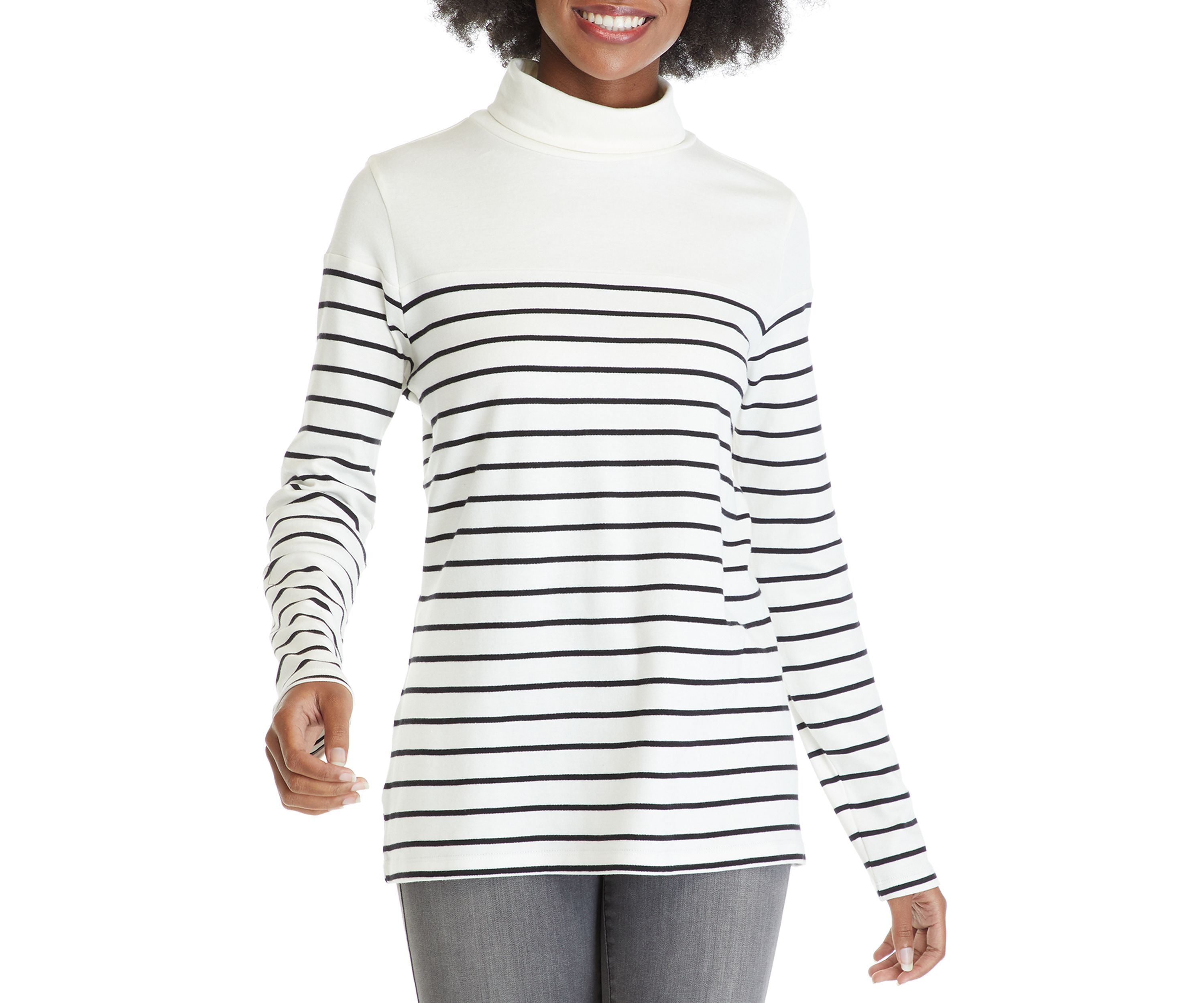 Womens Long Sleeve Turtleneck Shirt