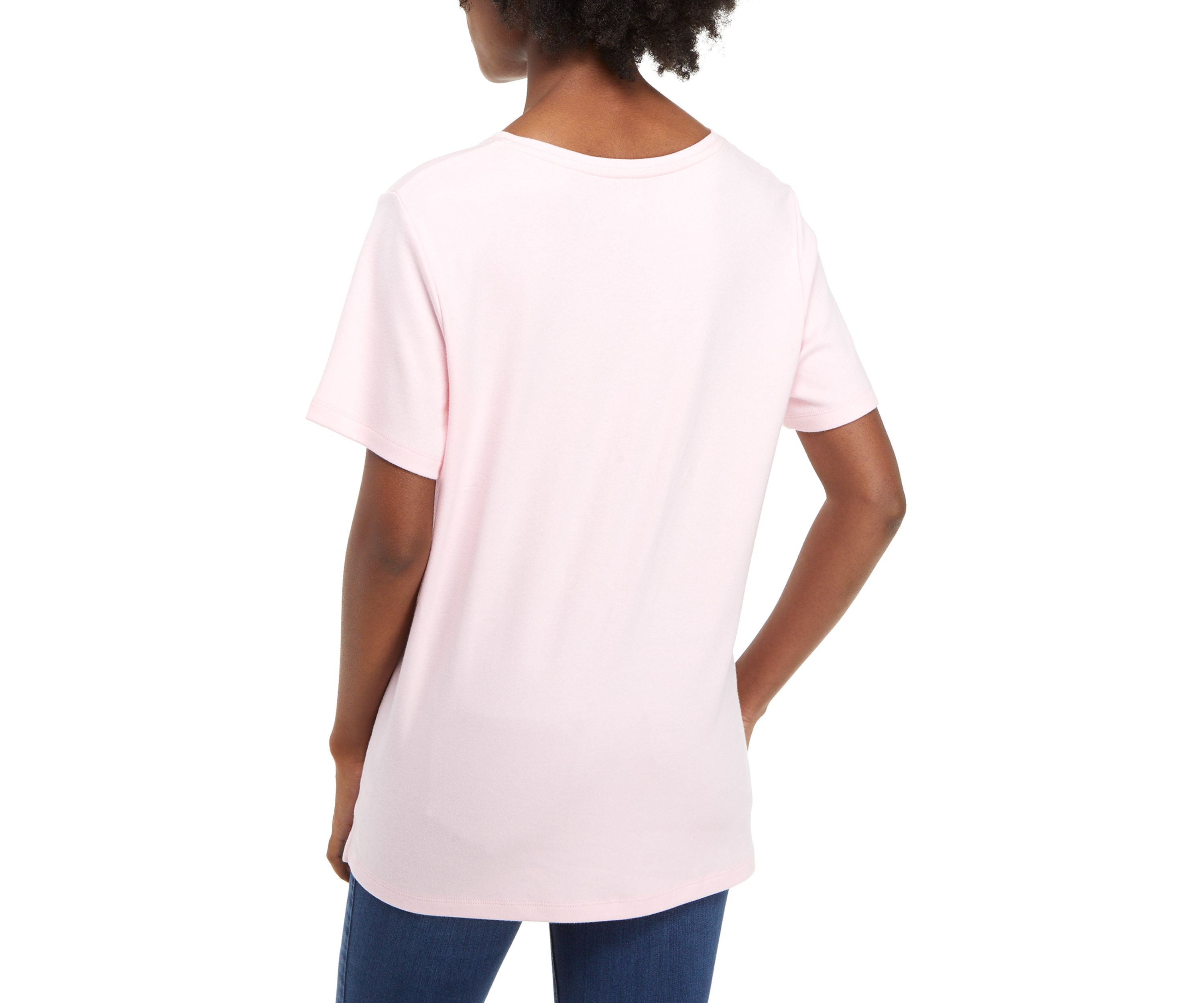 Womens Short Sleeve Cotton T-Shirt