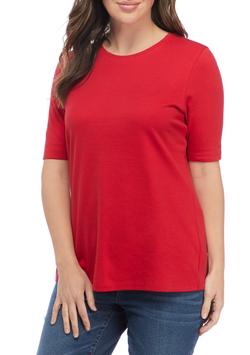 Womens Elbow Sleeve T-Shirt