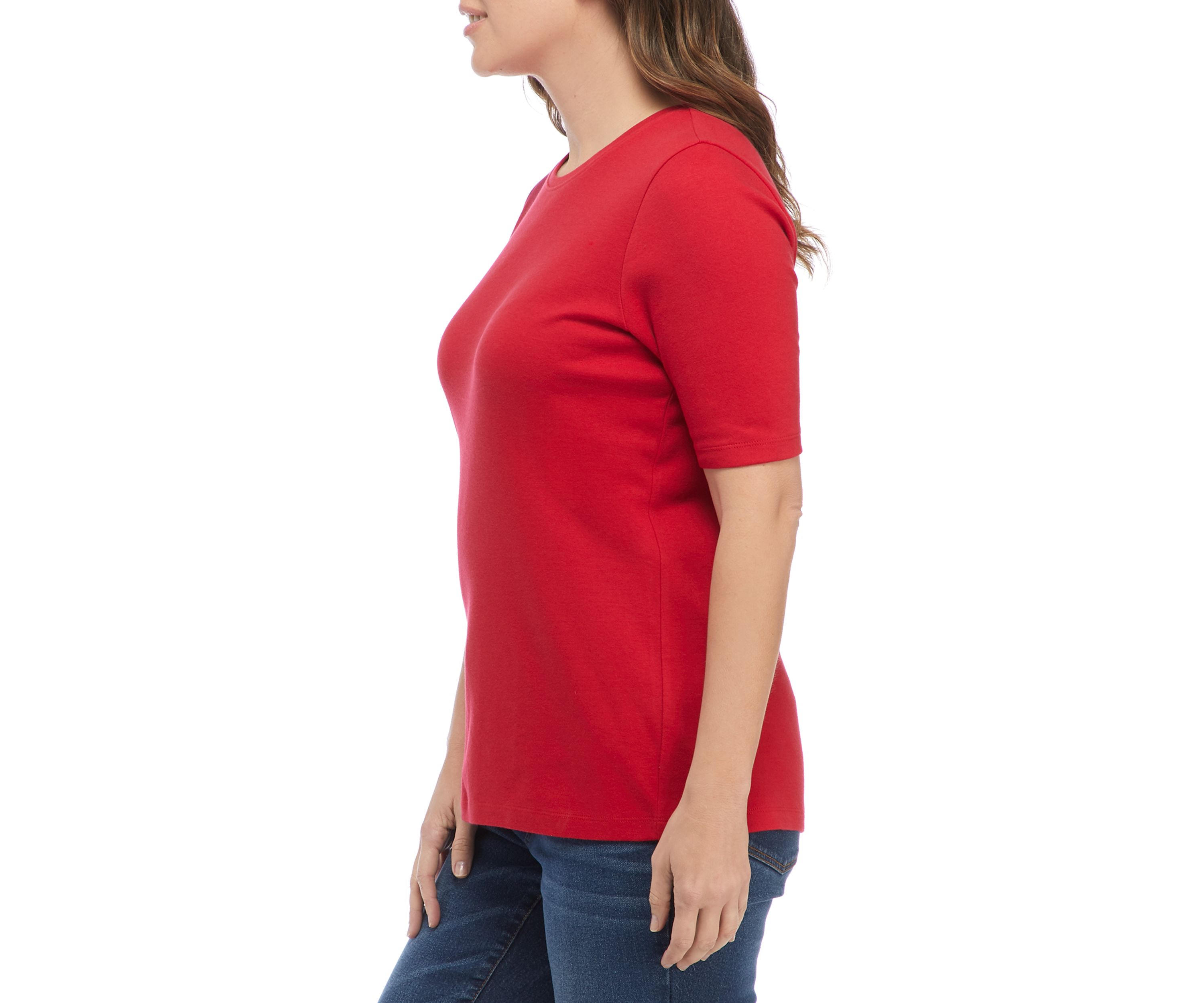 Womens Elbow Sleeve T-Shirt