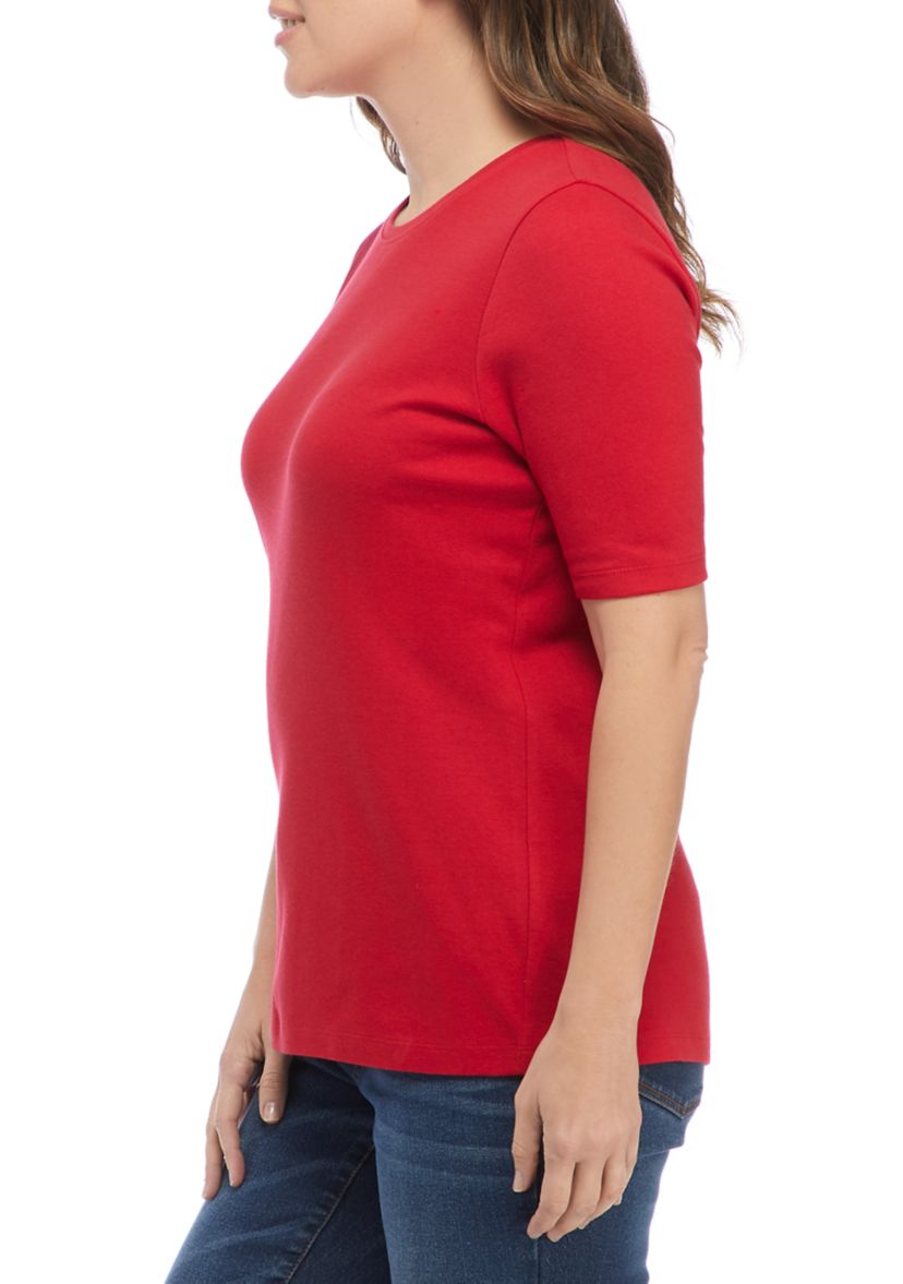 Womens Elbow Sleeve T-Shirt
