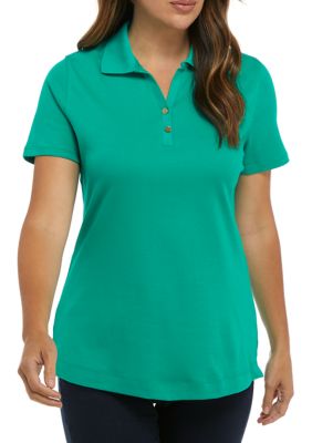 Kim Rogers® Women's Short Sleeve Polo Shirt | belk