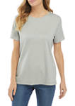 Womens Short Sleeve Casual Top