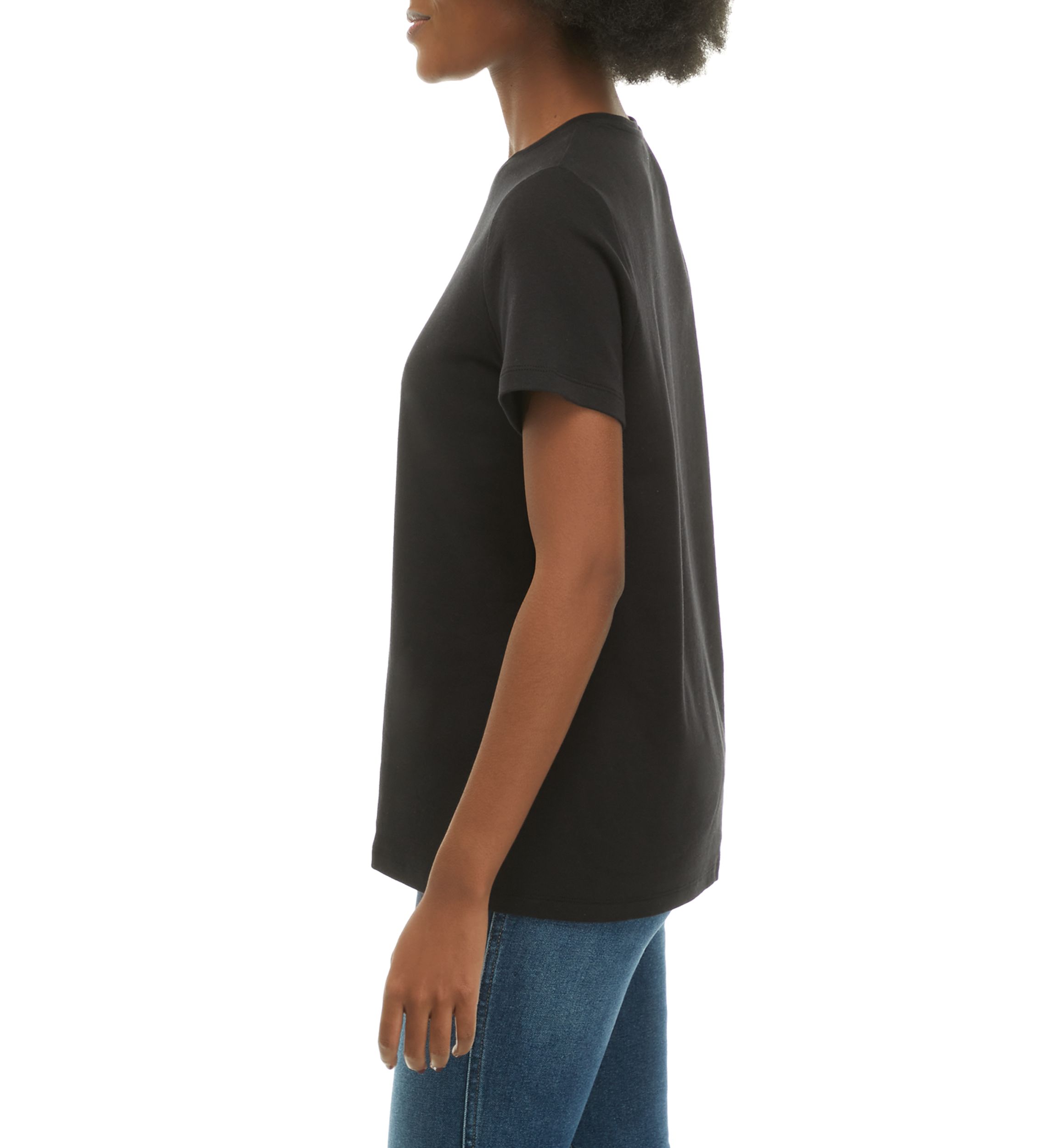 Womens Short Sleeve Crew Neck T-Shirt