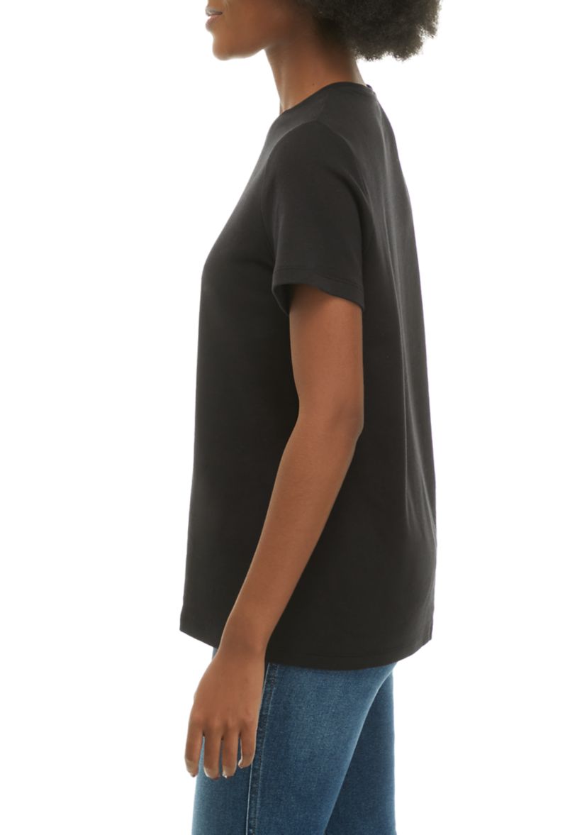 Womens Short Sleeve Crew Neck T-Shirt