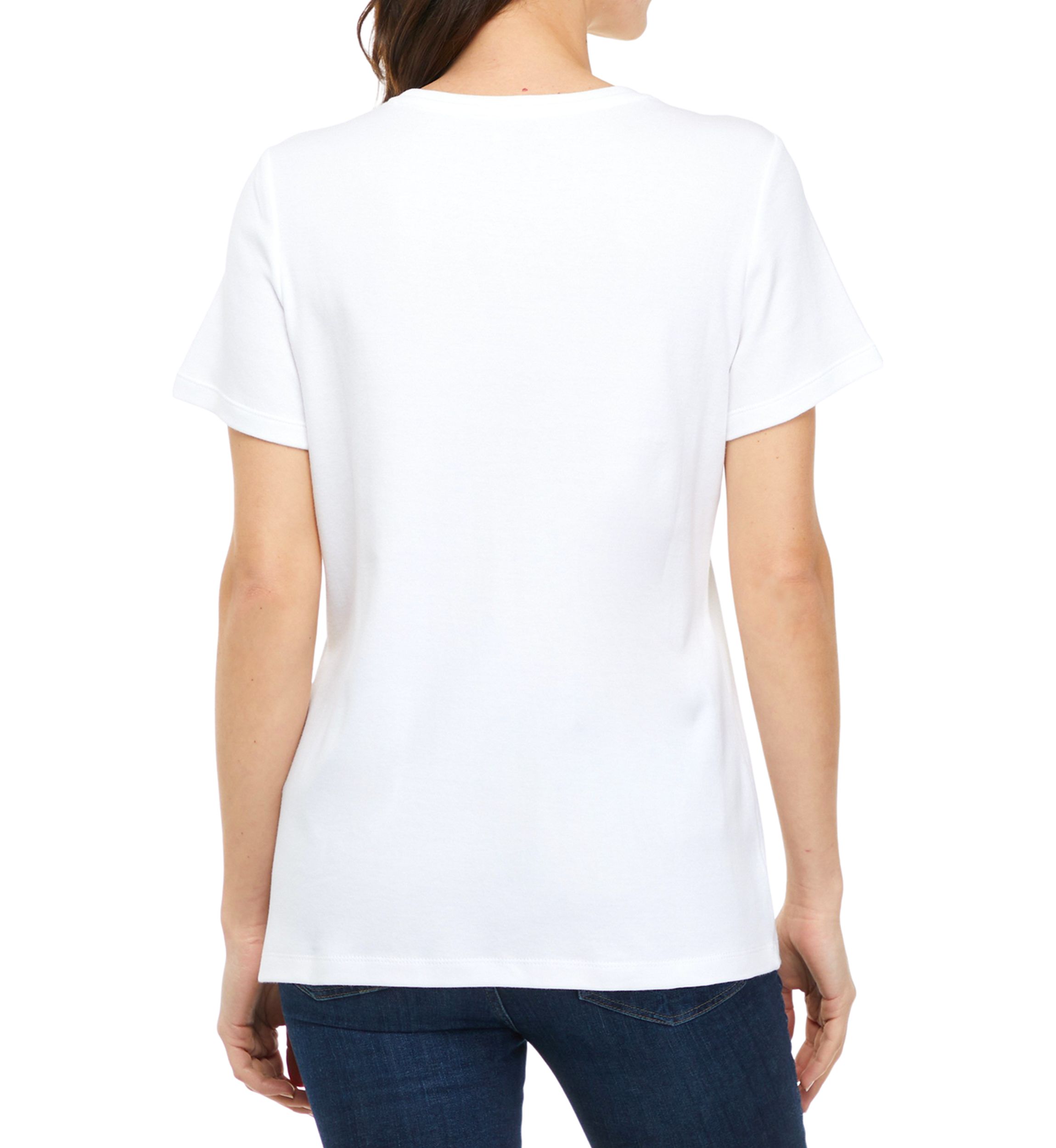 Womens Short Sleeve Bouquet T-Shirt