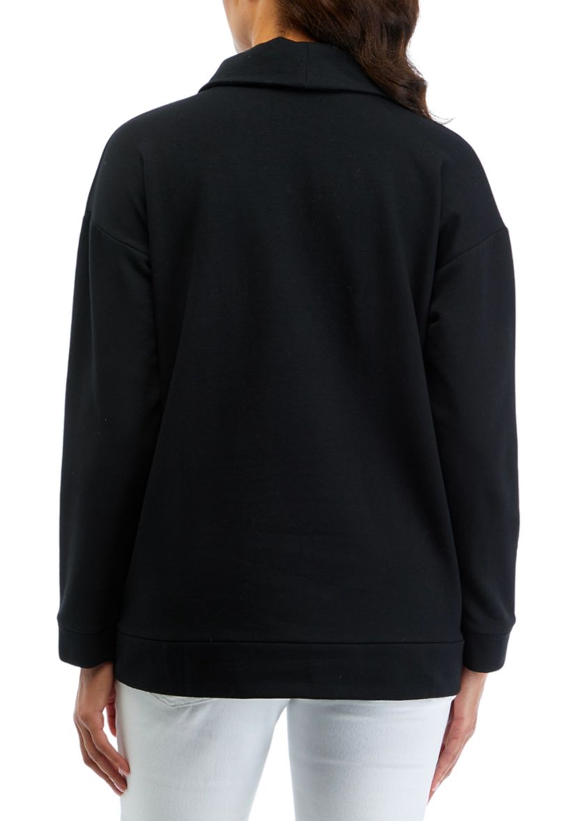 Womens Cowl Neck Sweatshirt
