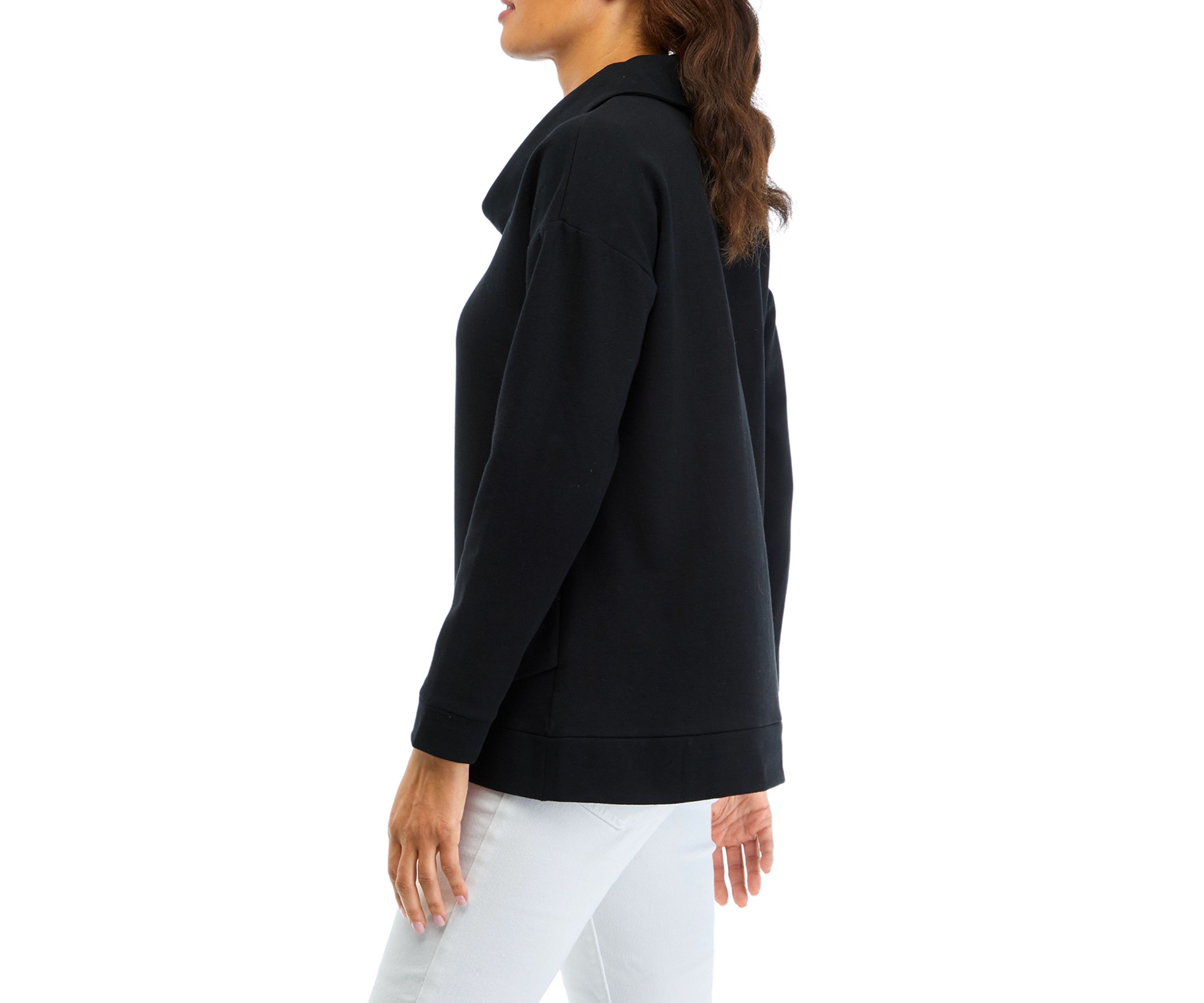 Womens Cowl Neck Sweatshirt