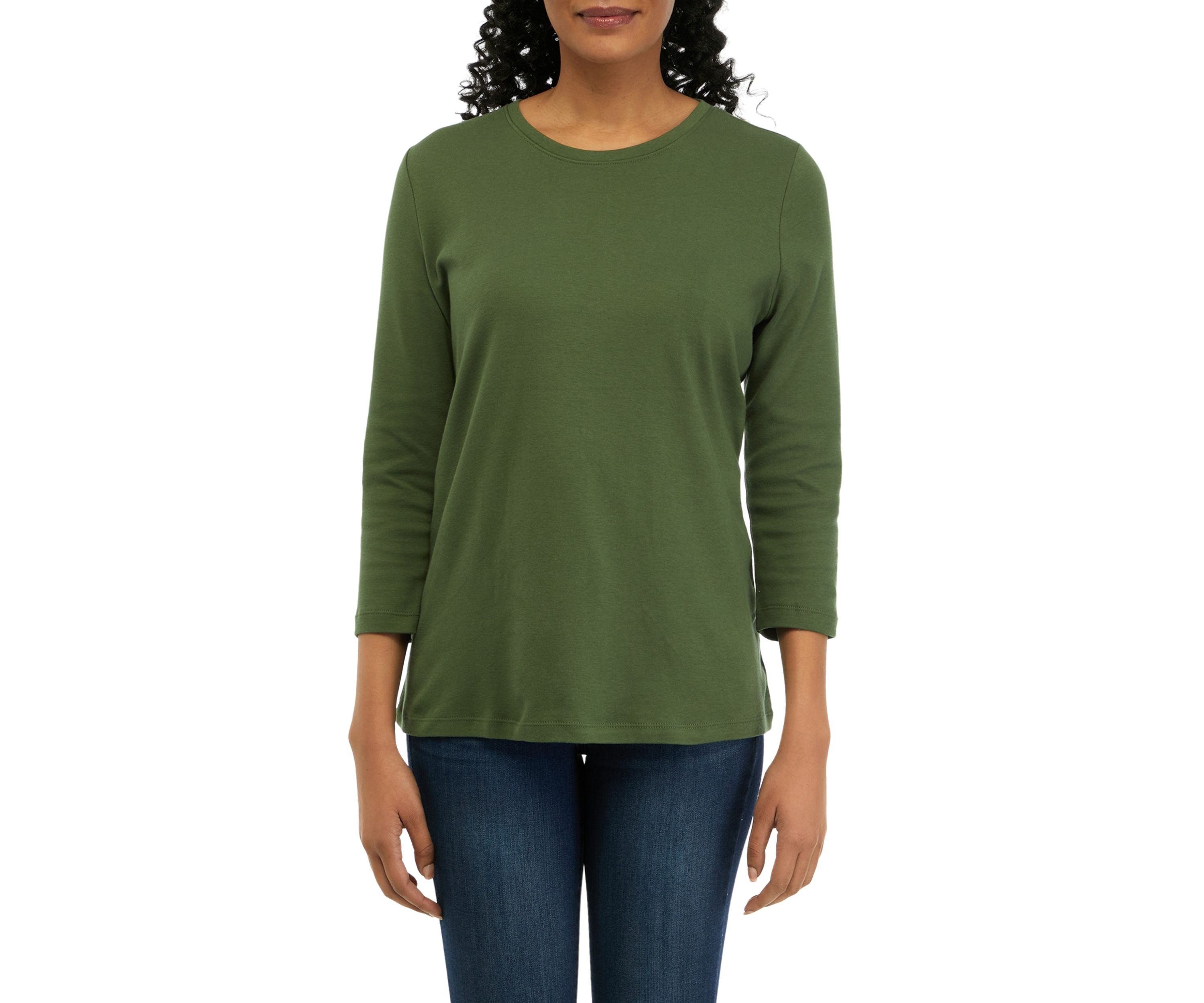Womens Solid Fashion T-Shirt