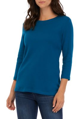 Kim Rogers® Women's Solid Fashion T-Shirt | belk