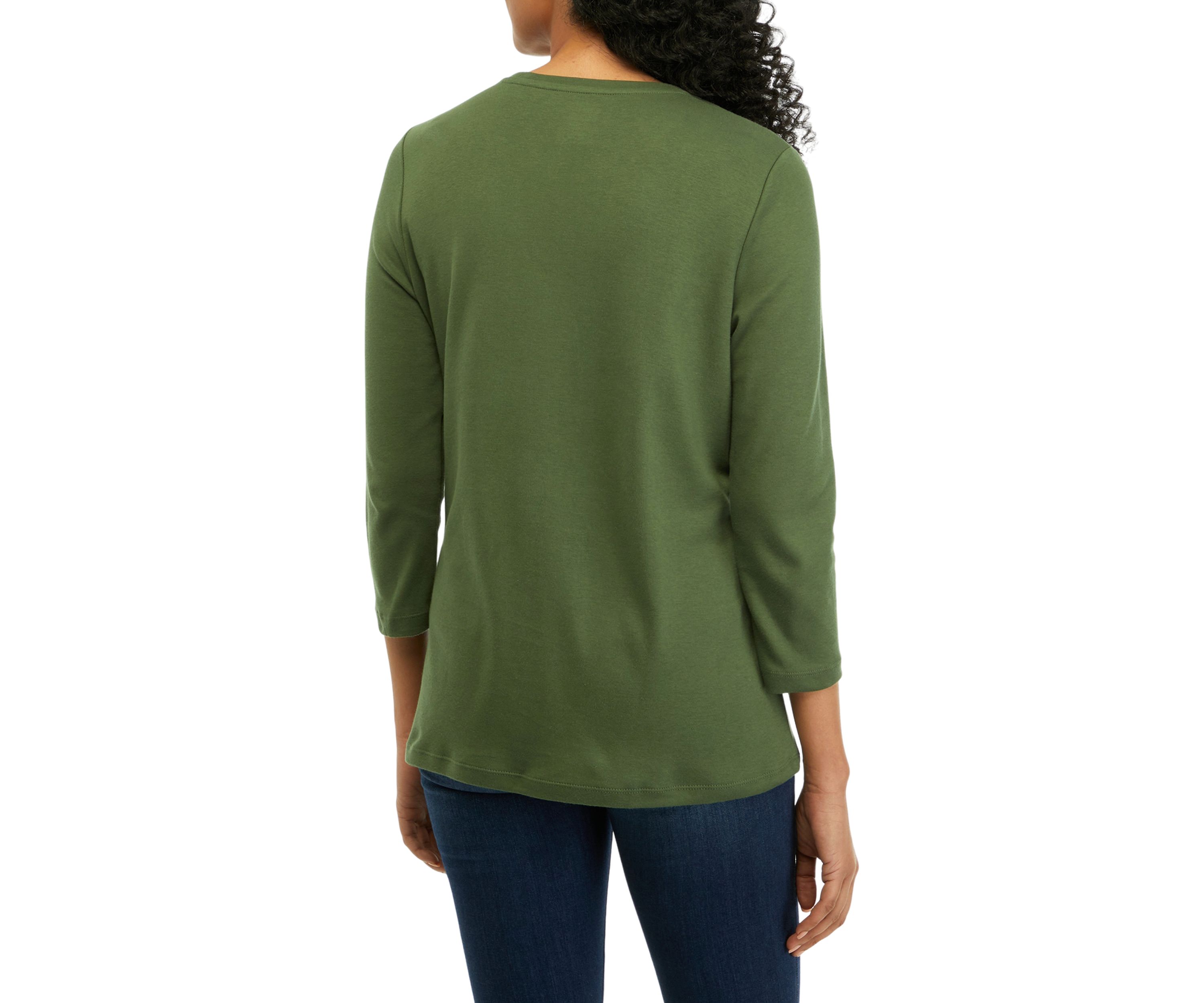 Womens Solid Fashion T-Shirt