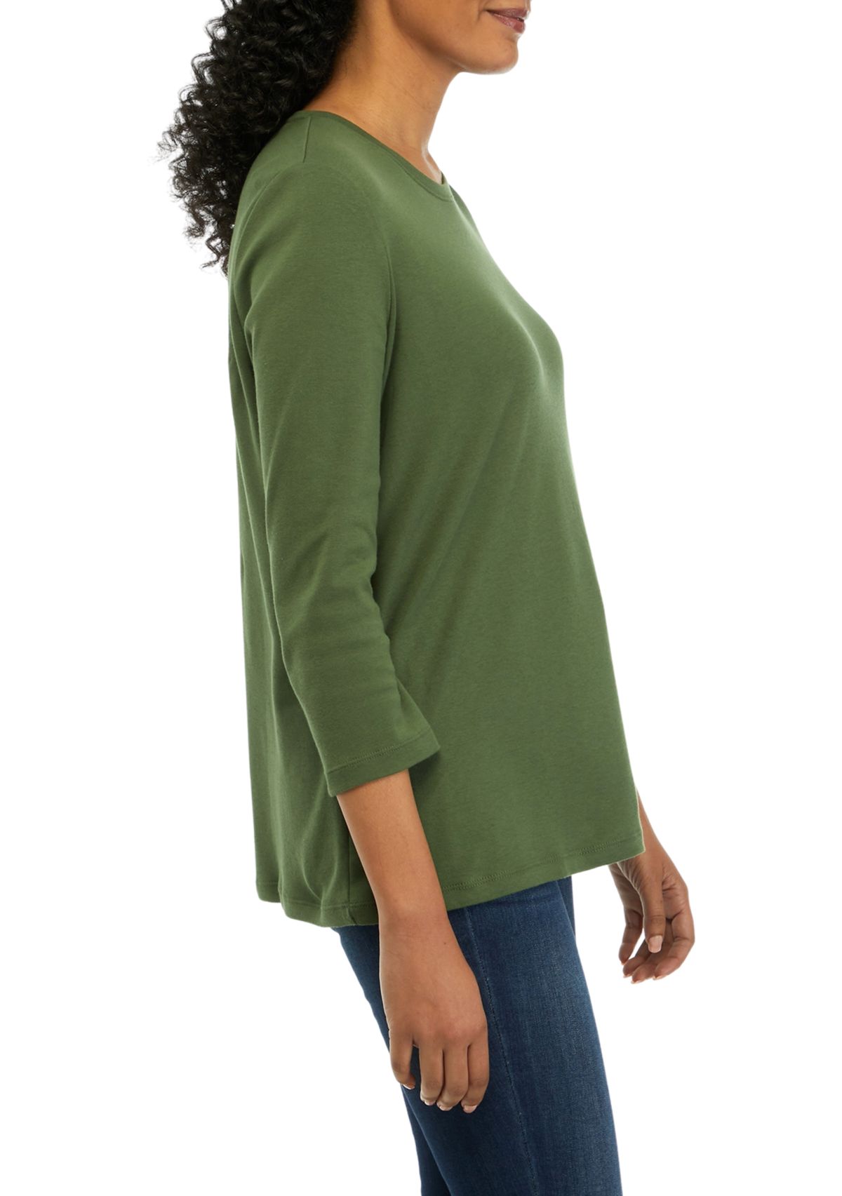 Womens Solid Fashion T-Shirt