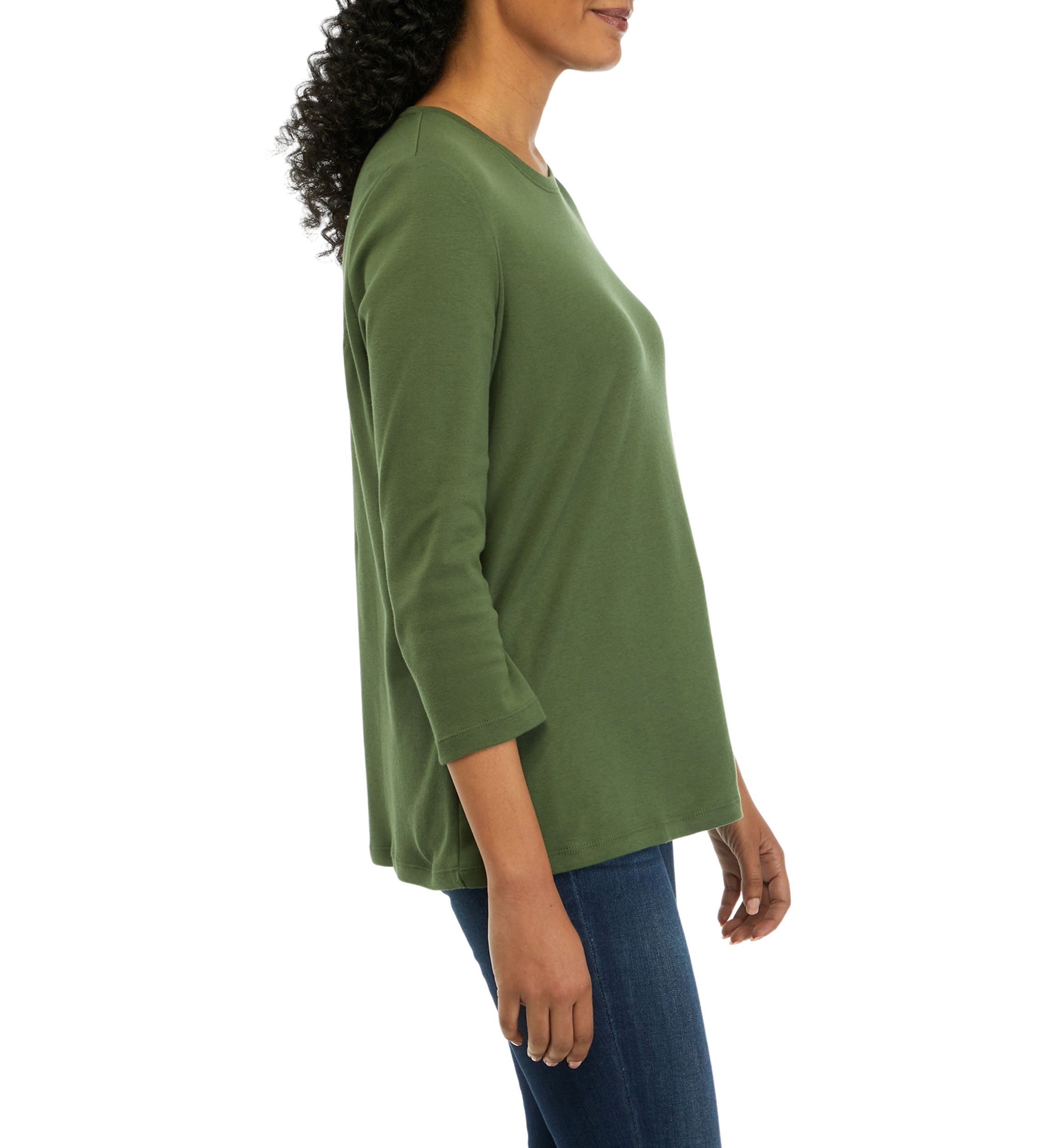 Womens Solid Fashion T-Shirt