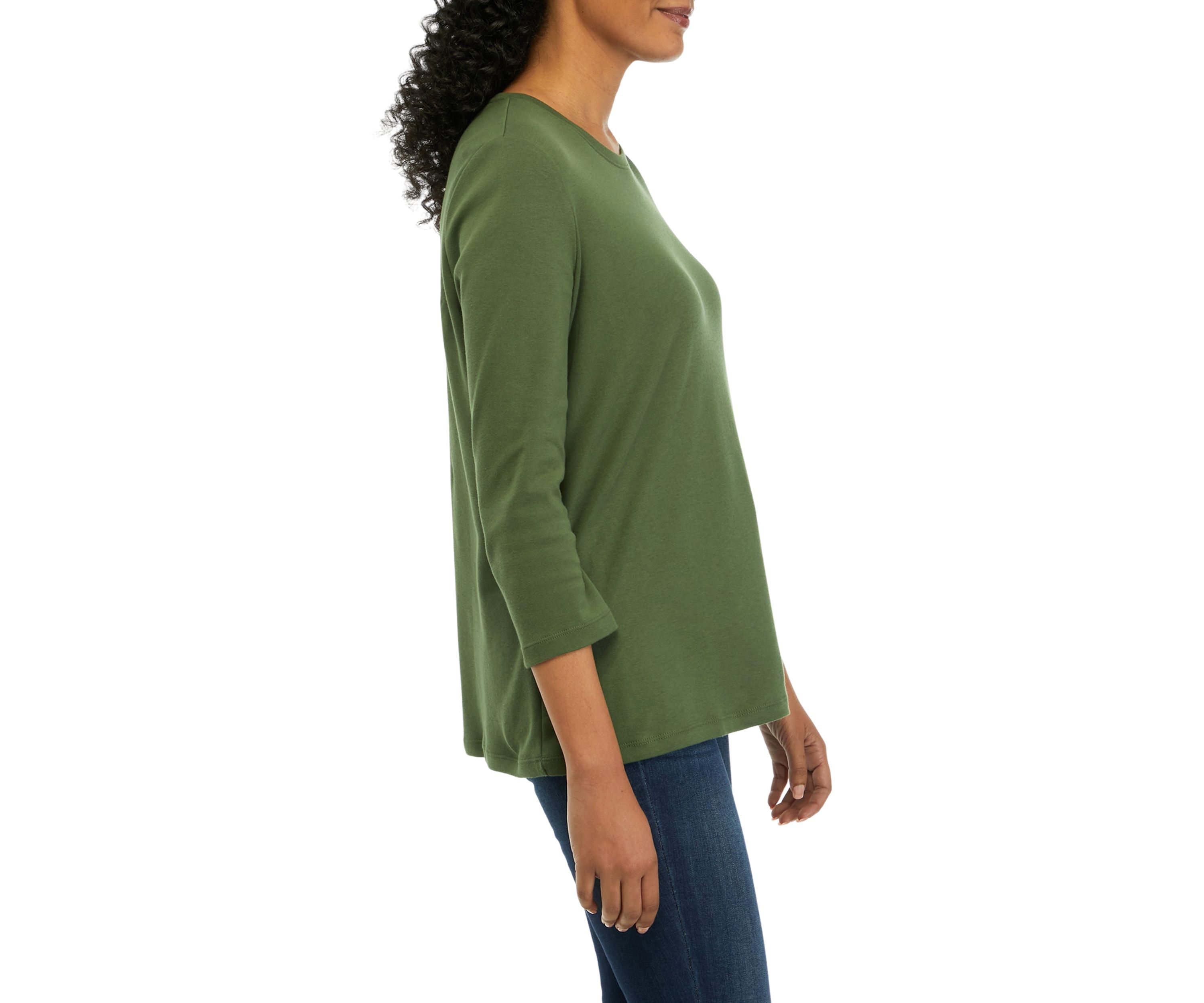 Womens Solid Fashion T-Shirt