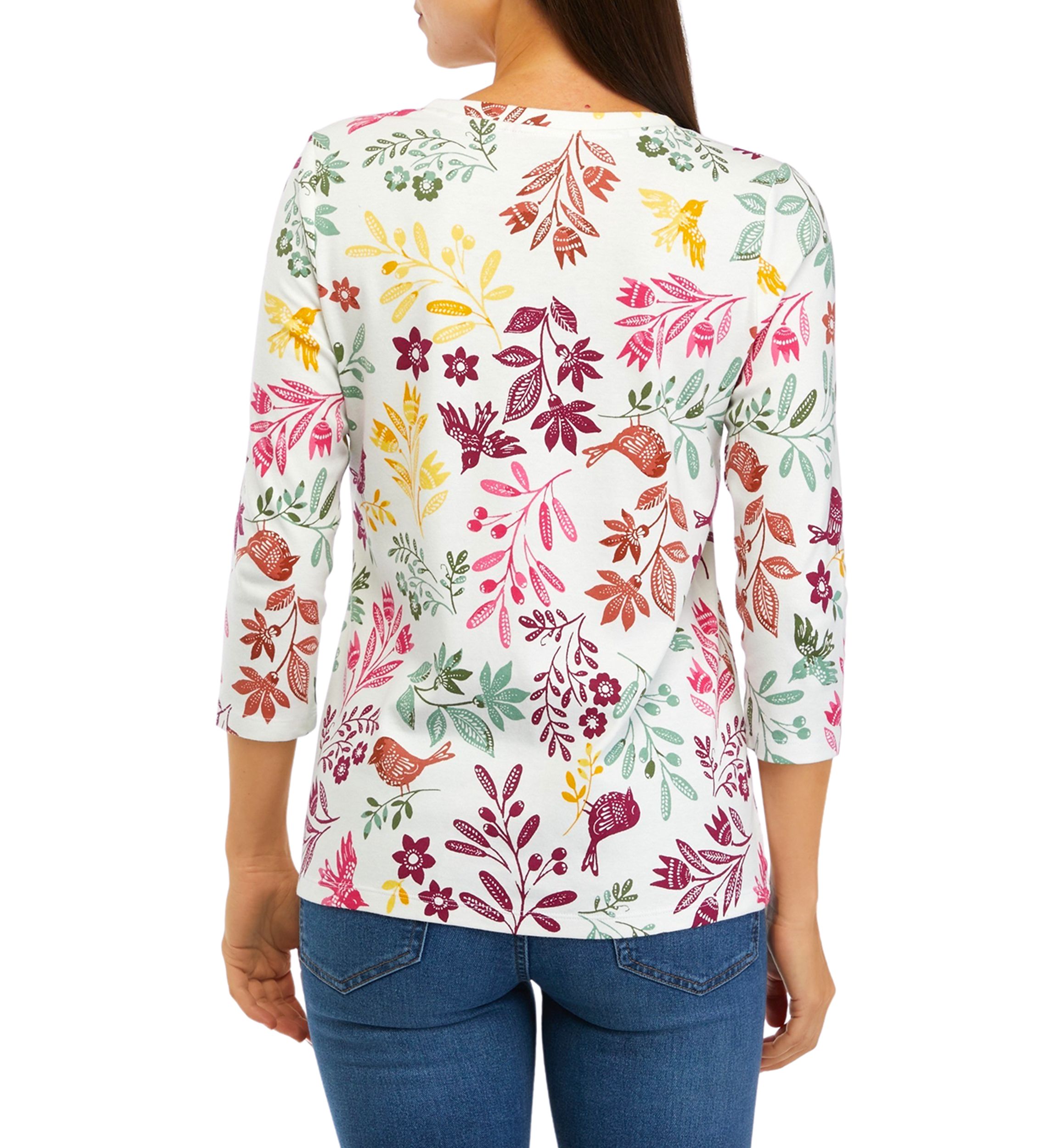Womens Floral Printed Top