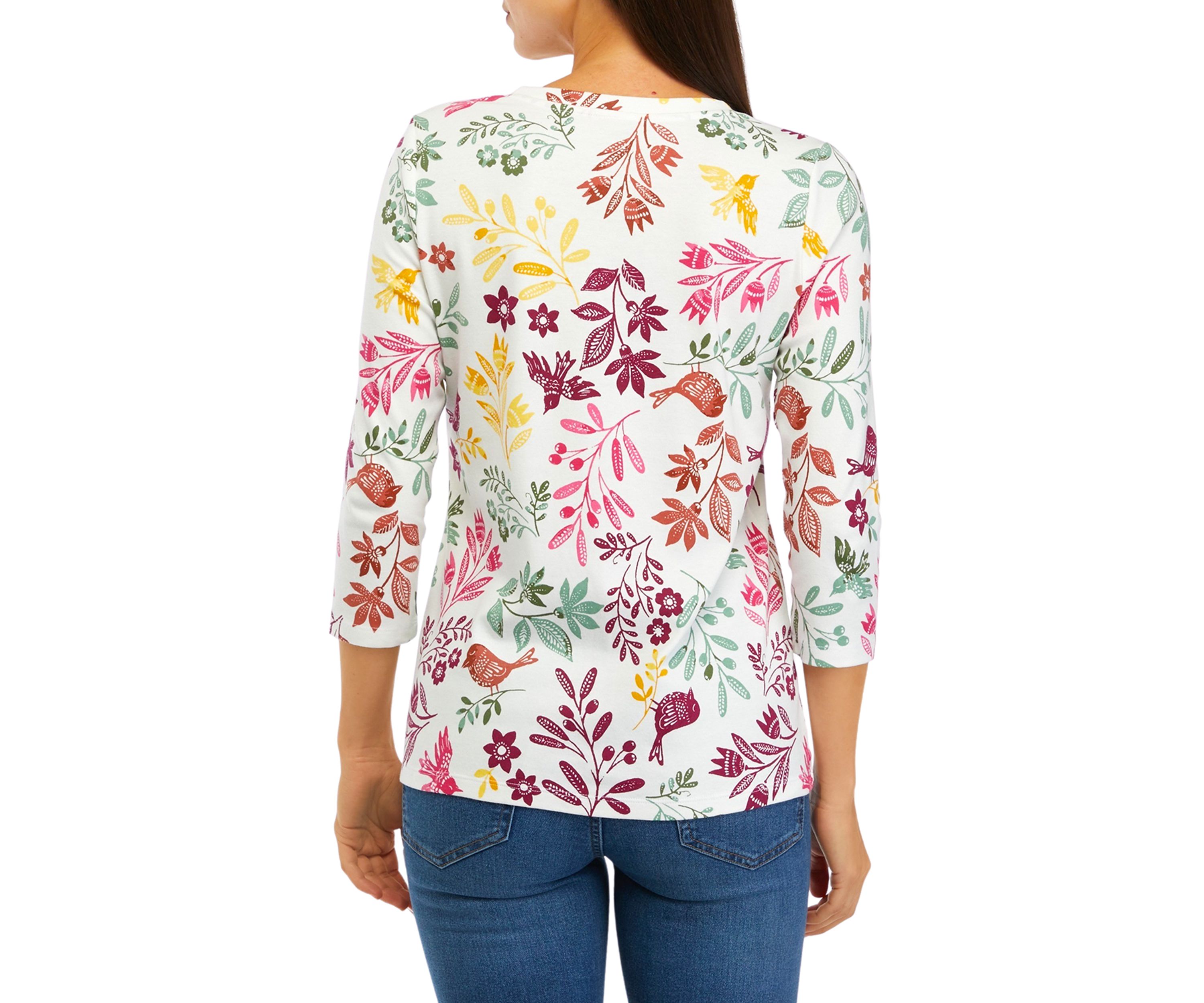 Womens Floral Printed Top