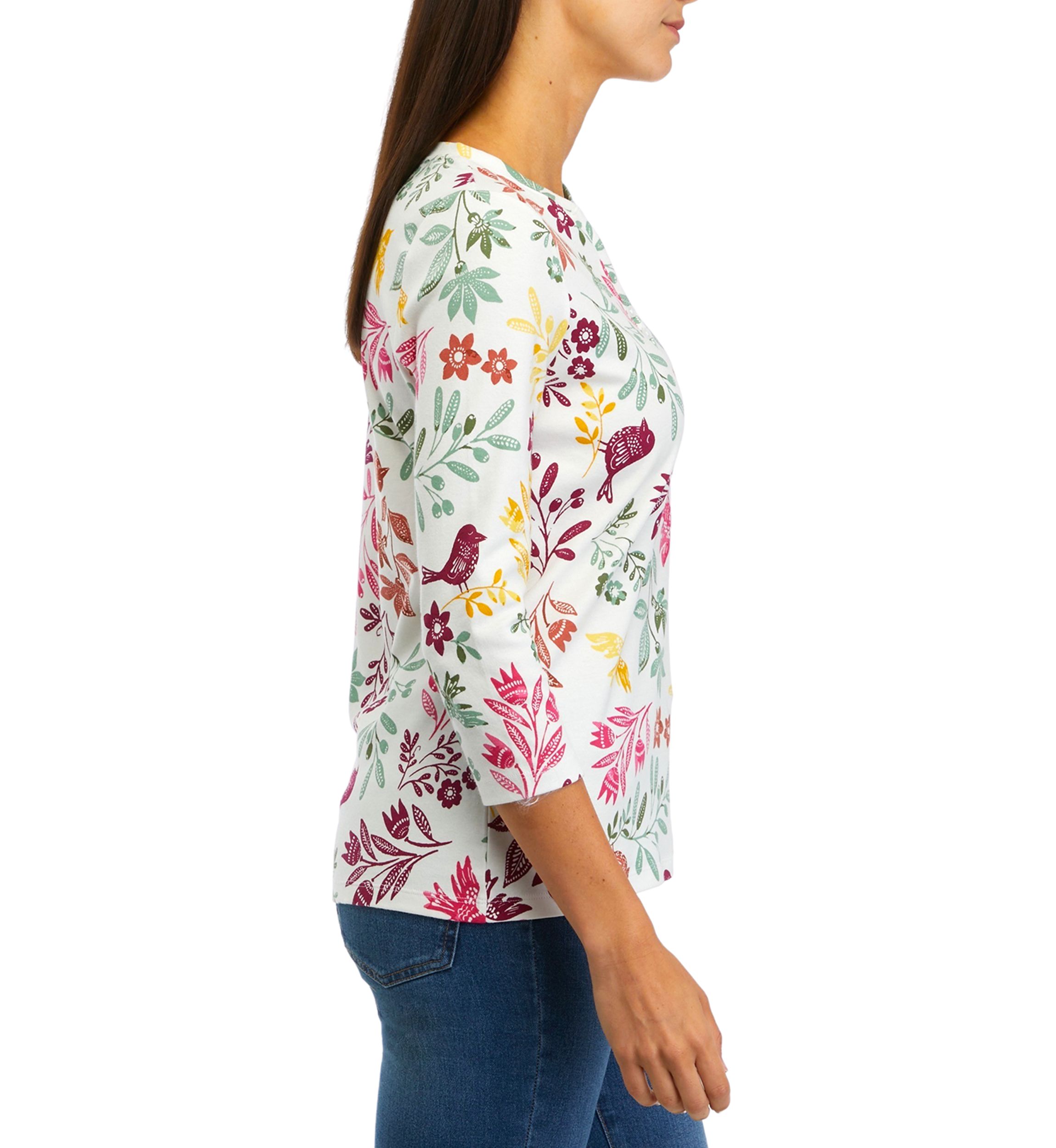 Womens Floral Printed Top