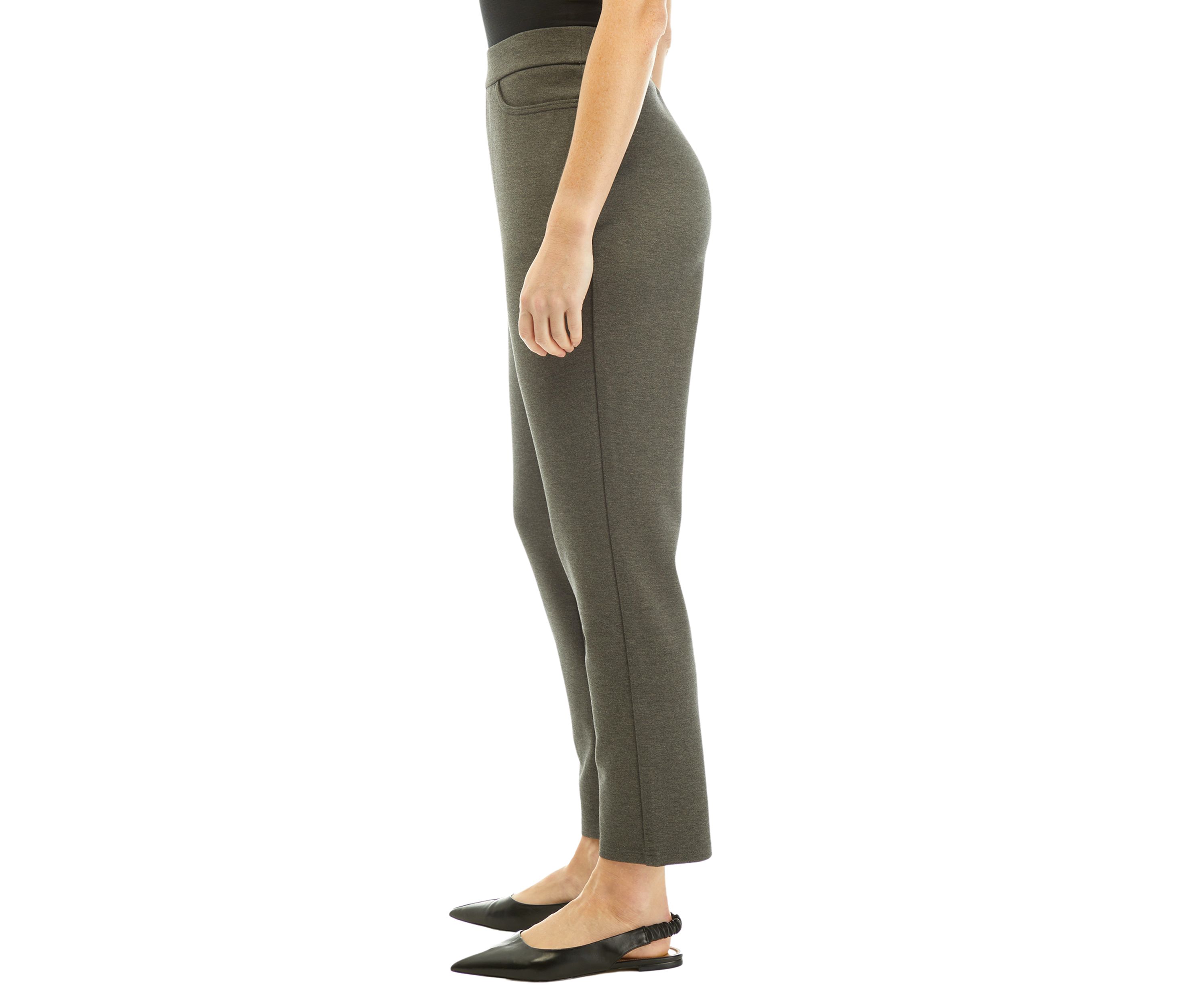 Womens Pull On Ponte Pants