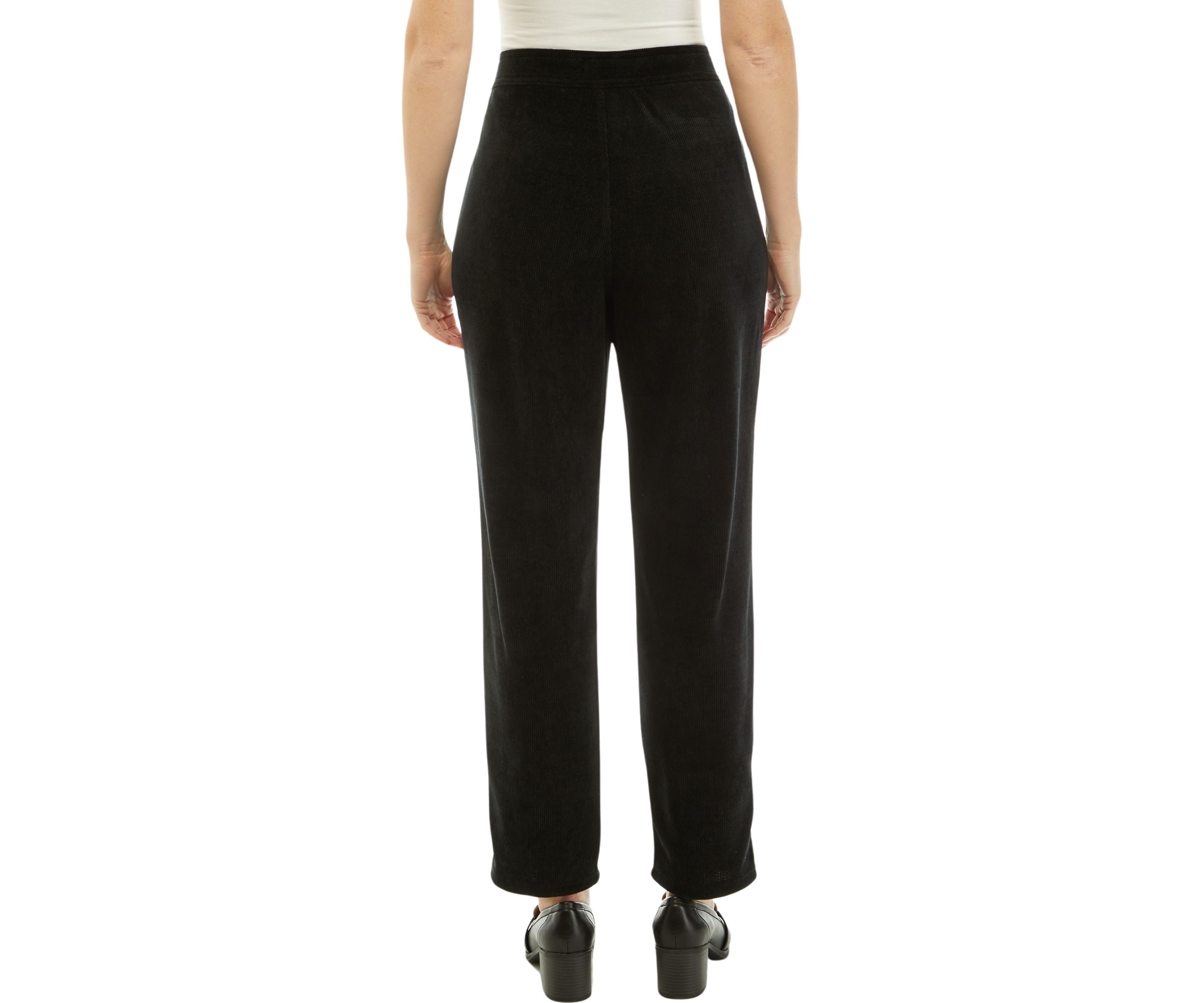 Womens Pull On Knit Corduroy Pants