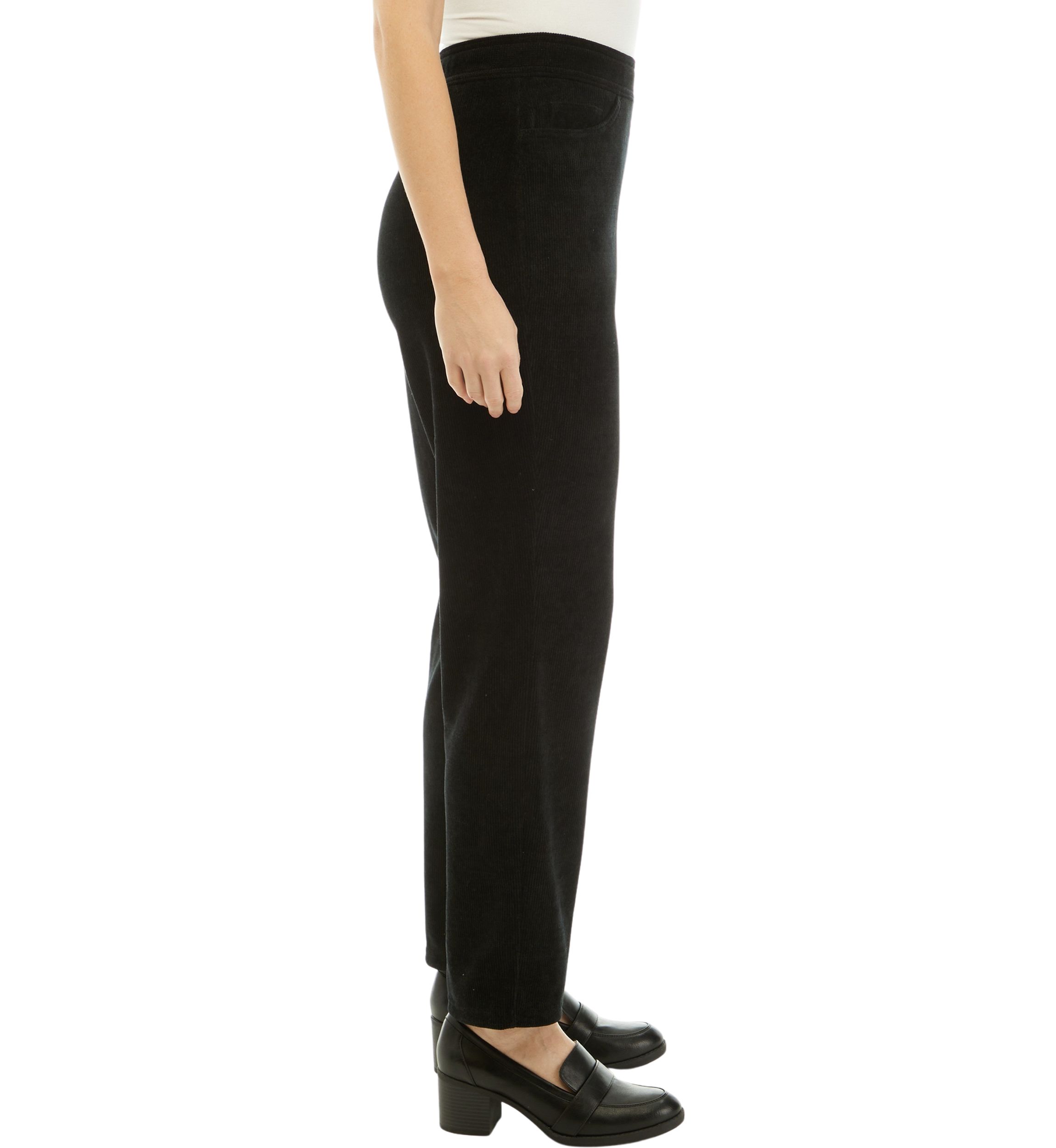 Womens Pull On Knit Corduroy Pants