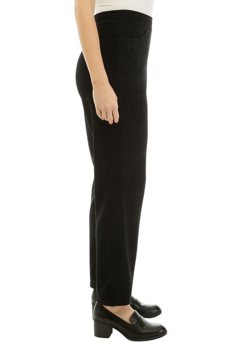 Womens Pull On Knit Corduroy Pants