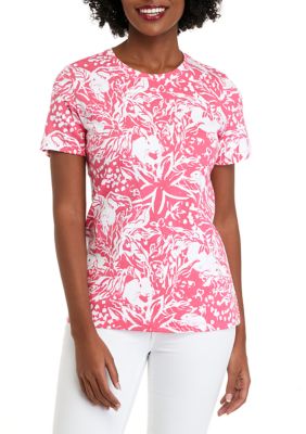 Guess Men's Vintage Palm Window Short Sleeve Tee - Organic Cotton Crew Neck T-Shirt