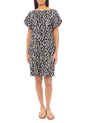 Kim Rogers Women s Allover Printed Dress belk