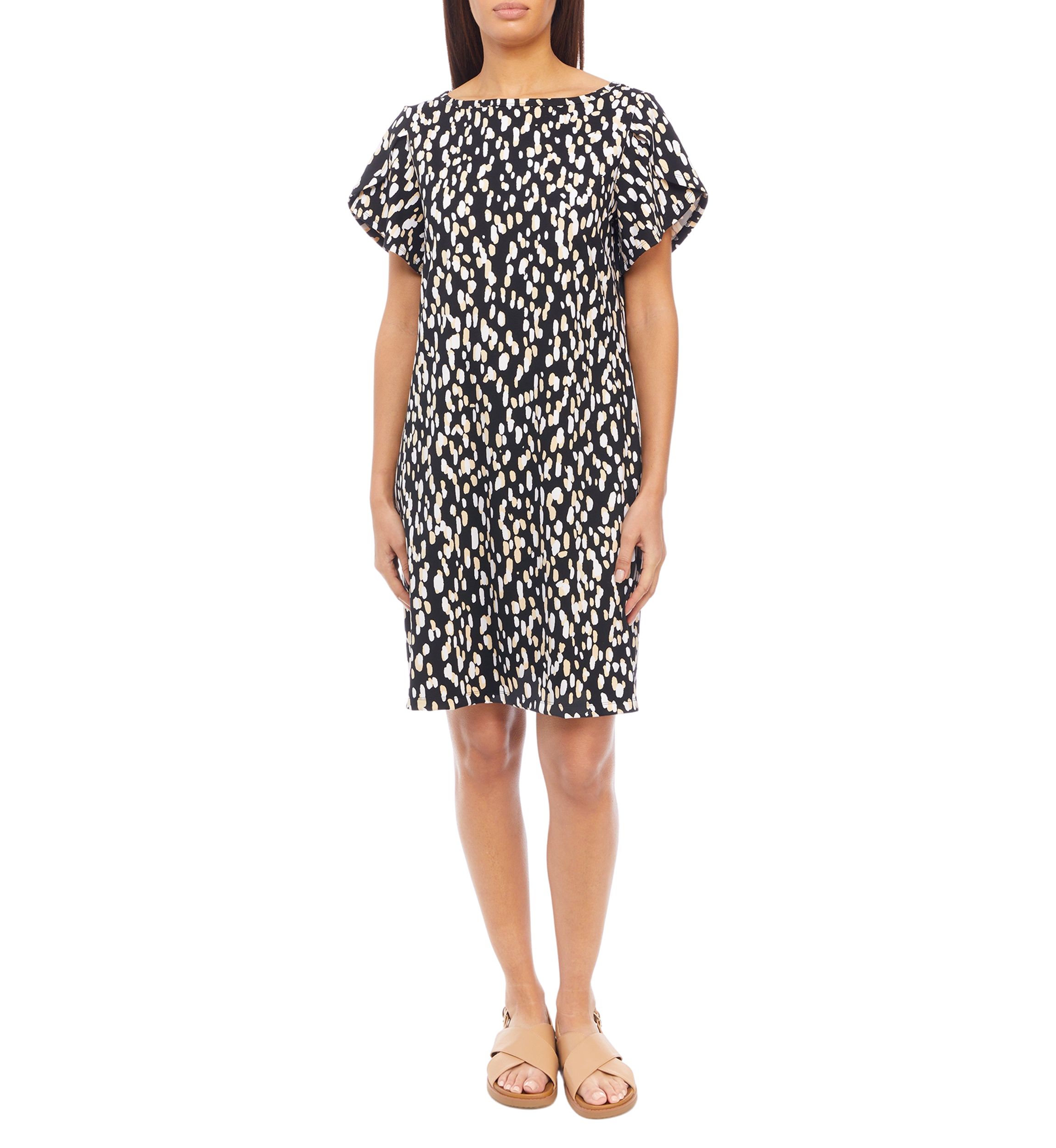 Womens Allover Printed Dress