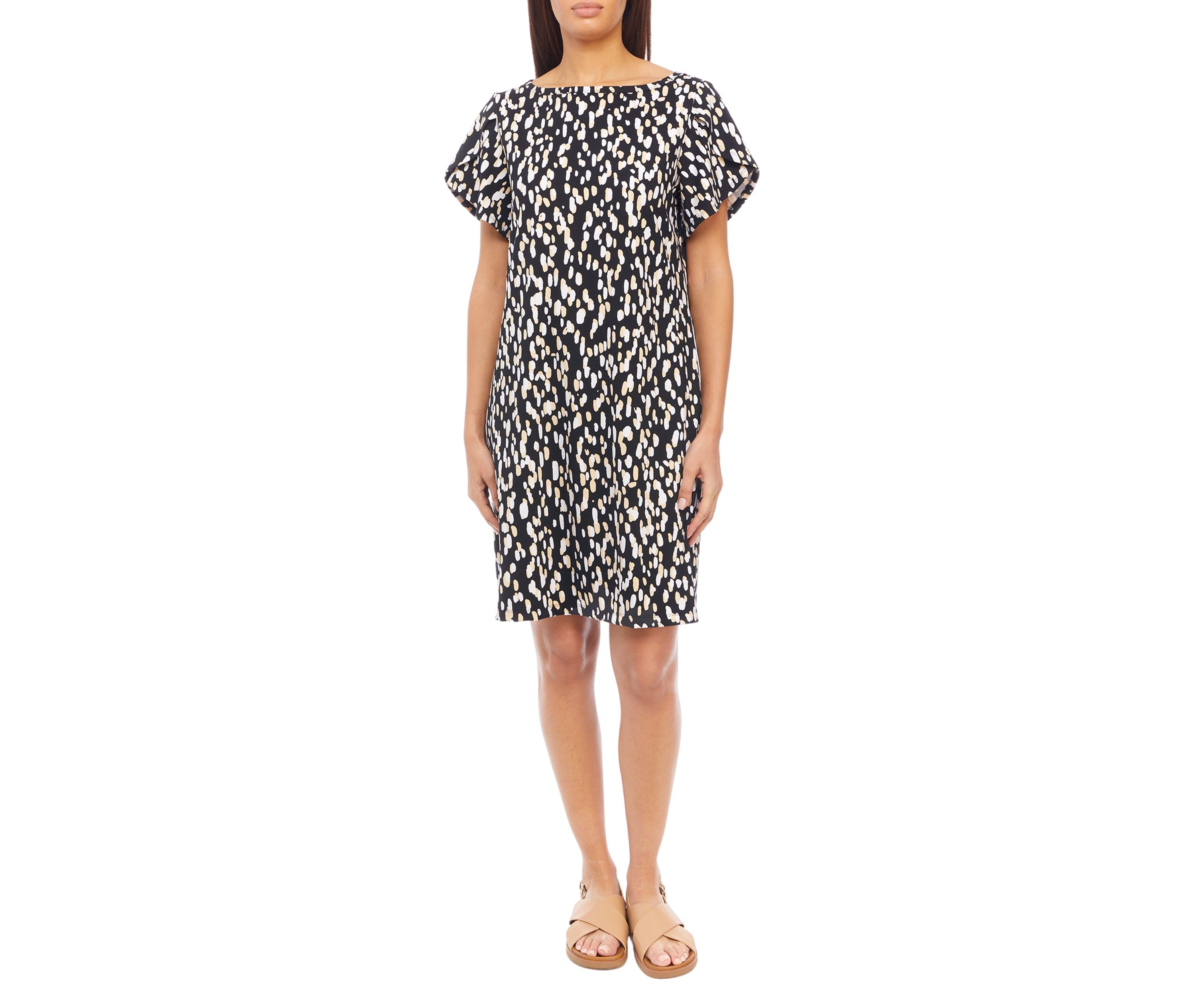 Womens Allover Printed Dress