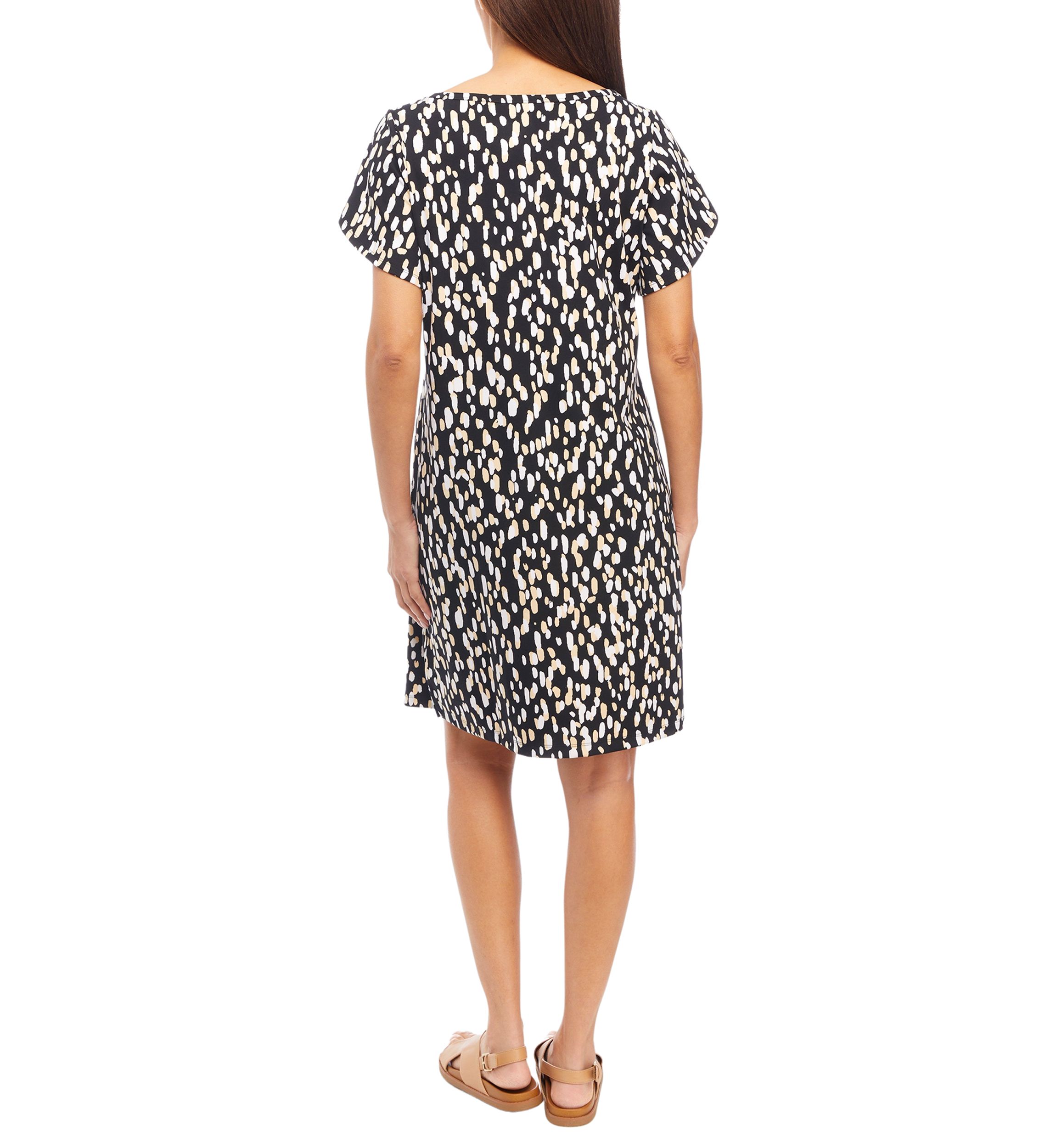 Womens Allover Printed Dress