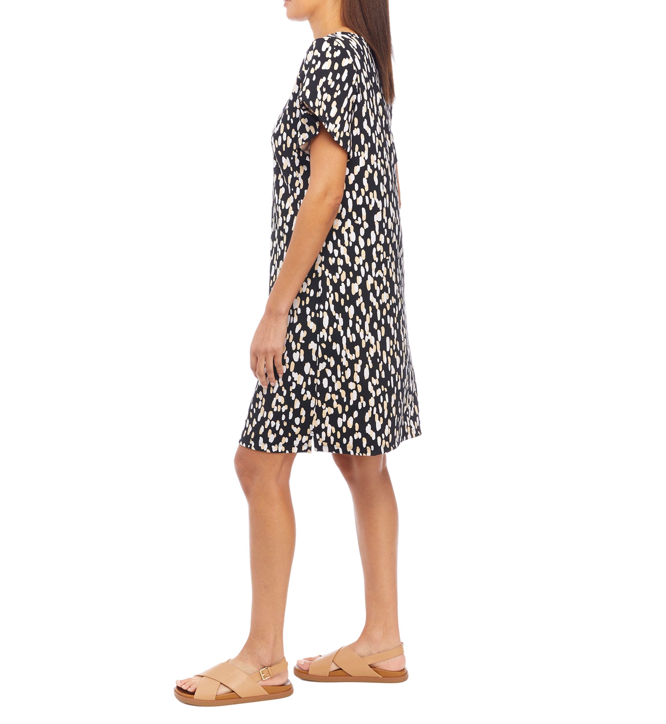 Womens Allover Printed Dress