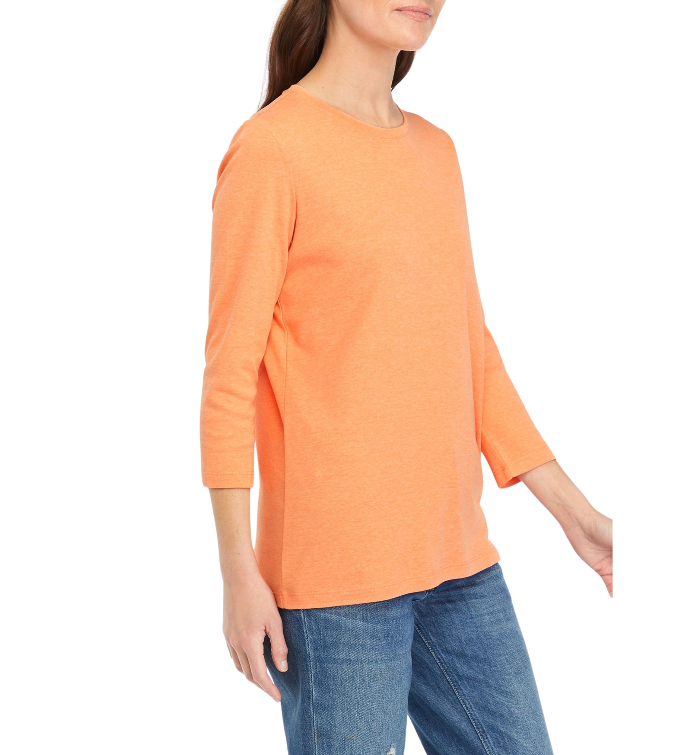 Womens 3/4 Sleeve Crew T-Shirt 