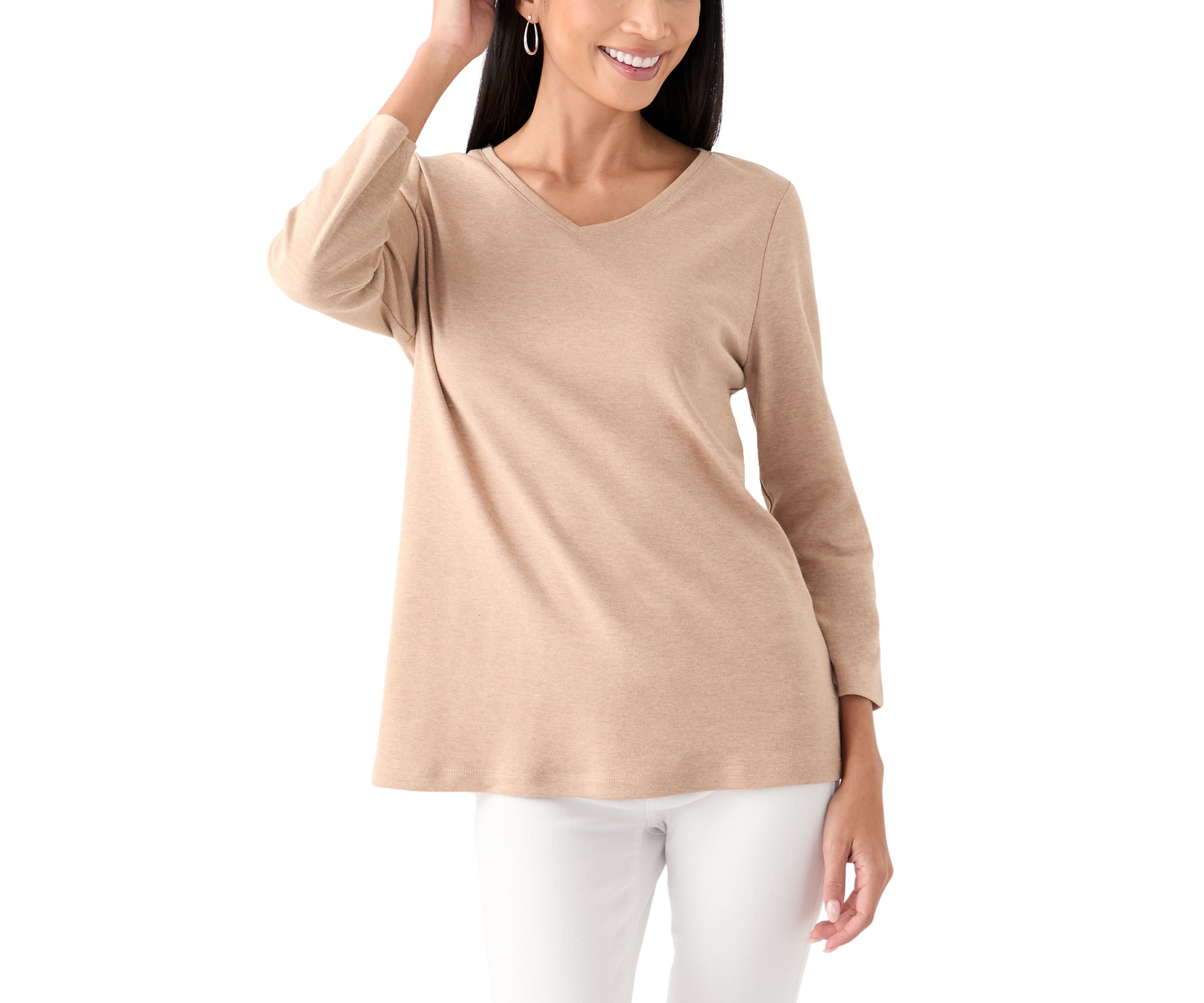 Womens V-Neck Heather T-Shirt 