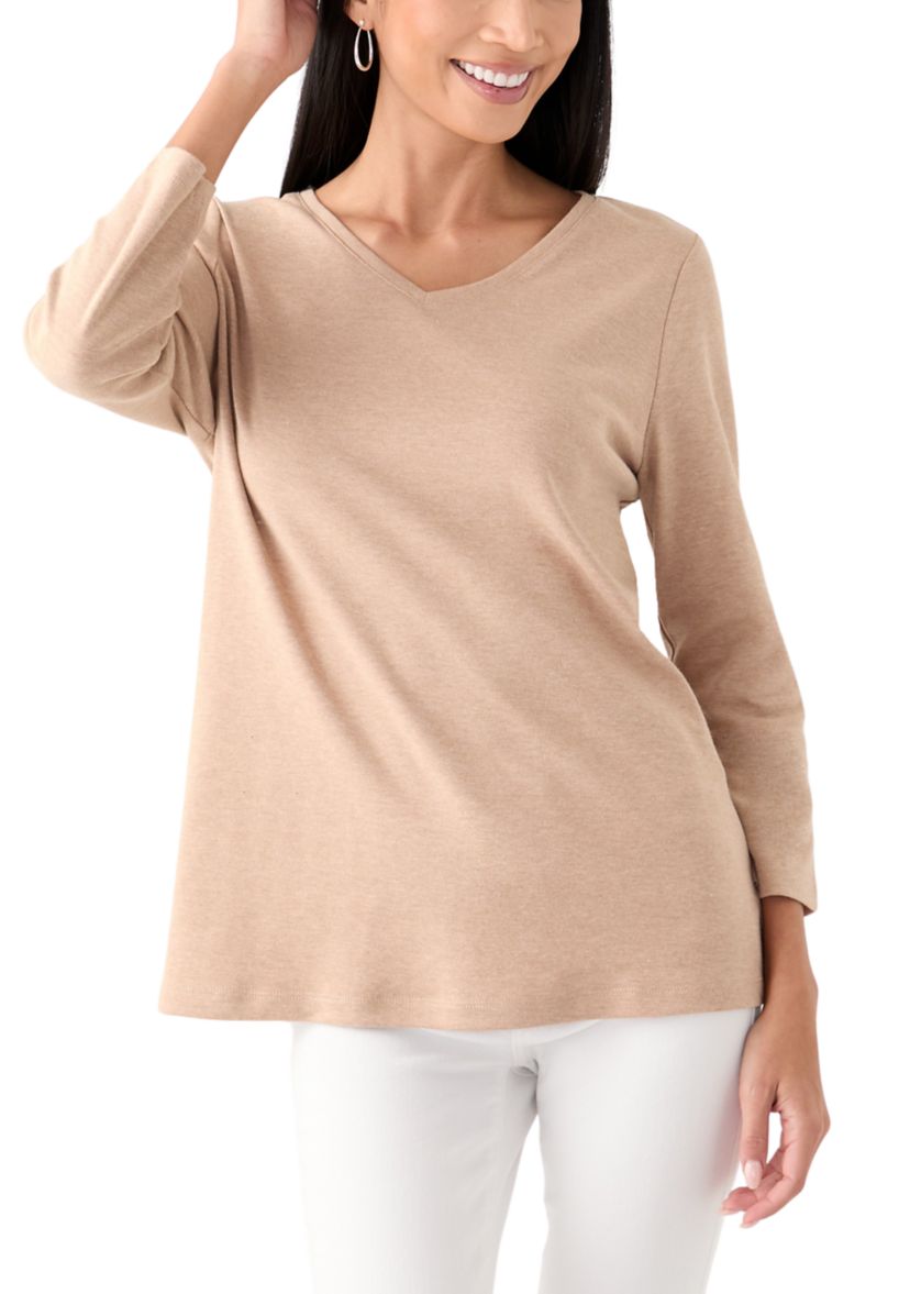 Womens V-Neck Heather T-Shirt 