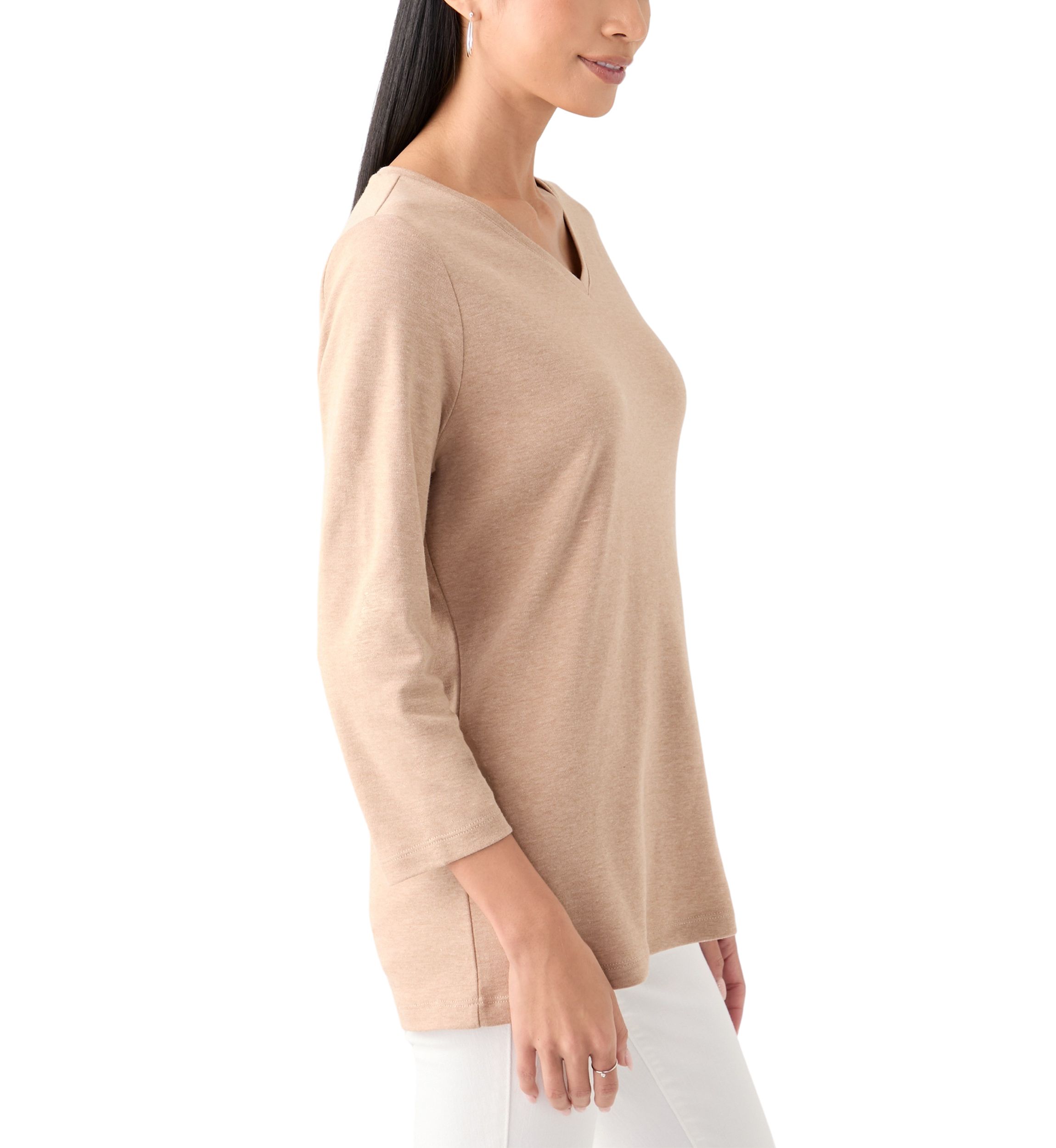 Womens V-Neck Heather T-Shirt 