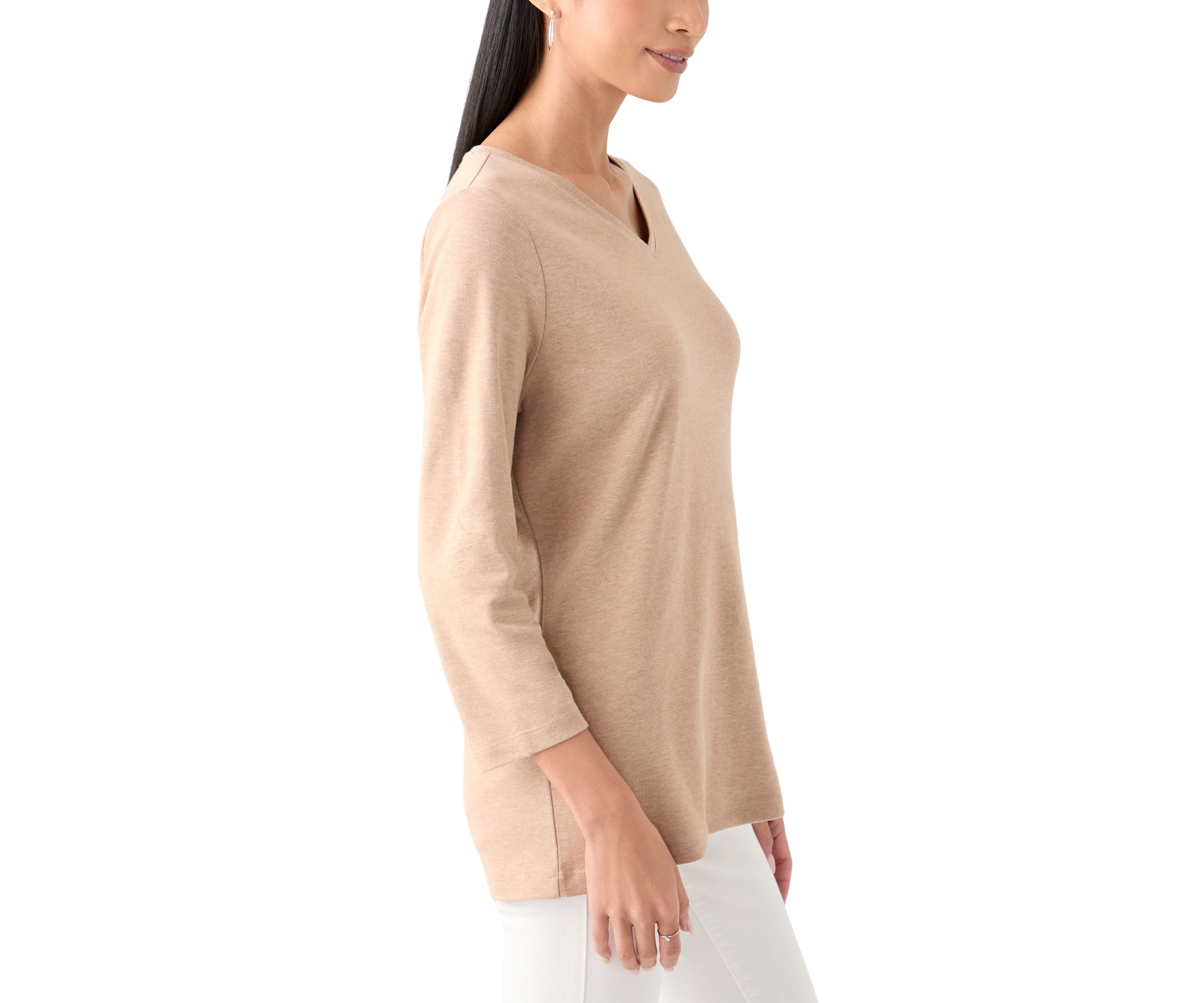 Womens V-Neck Heather T-Shirt 